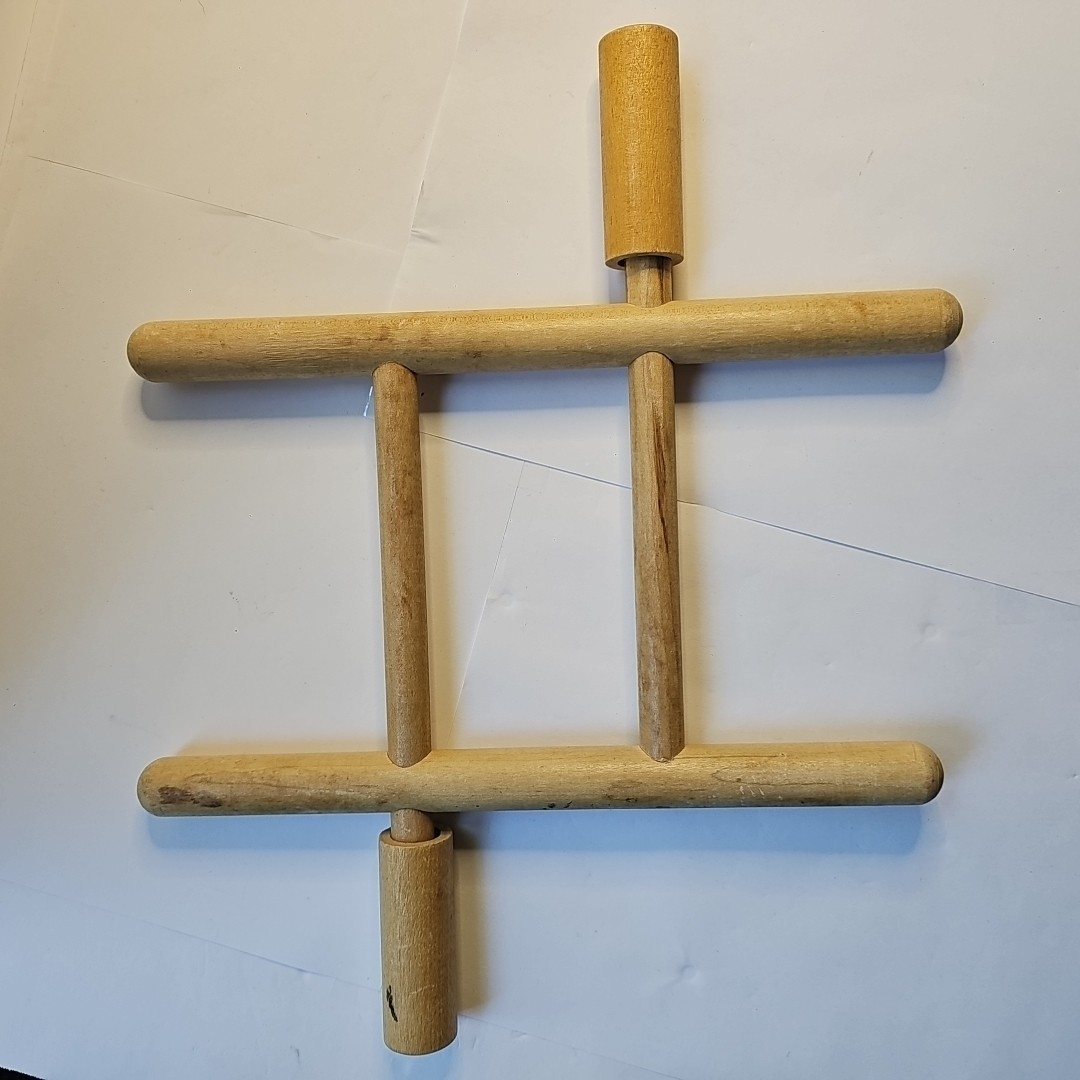 Wood Winder Turning Handles FOR Clothesline Yarn Rope Cord Rustic Tool 12×14″