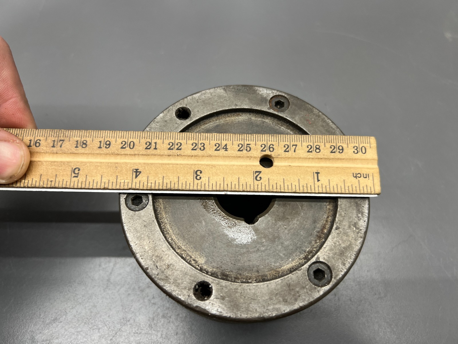 (mc) SKINNER 4″ MACHINIST LATHE 3 JAW CHUCK NO. 3604-PW REF. S-05210 – USA