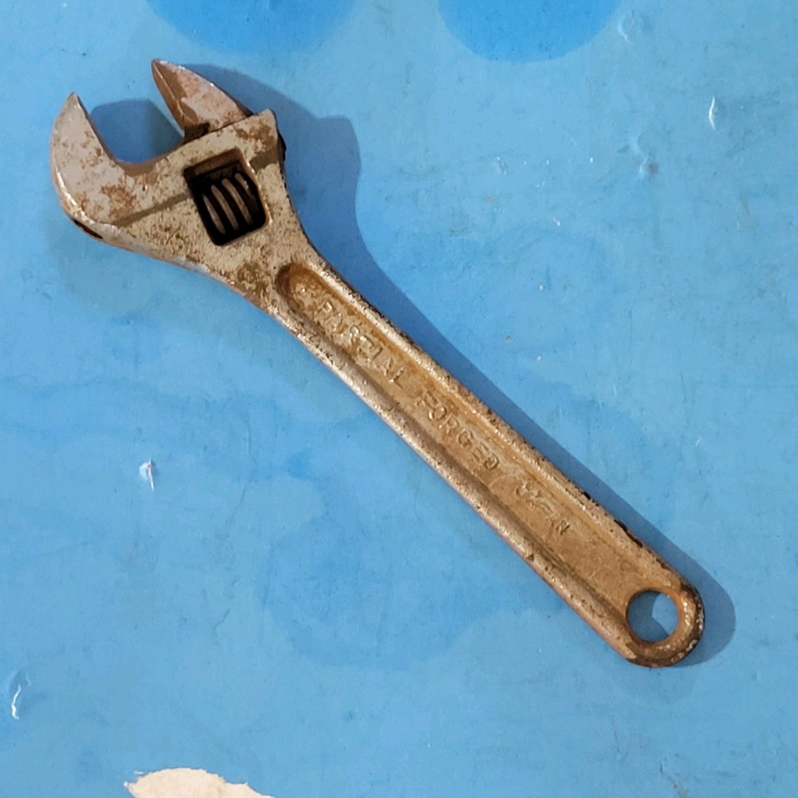 8″ Angle Wrench Partial Forged Japan Adjustable Wrench, Works Well
