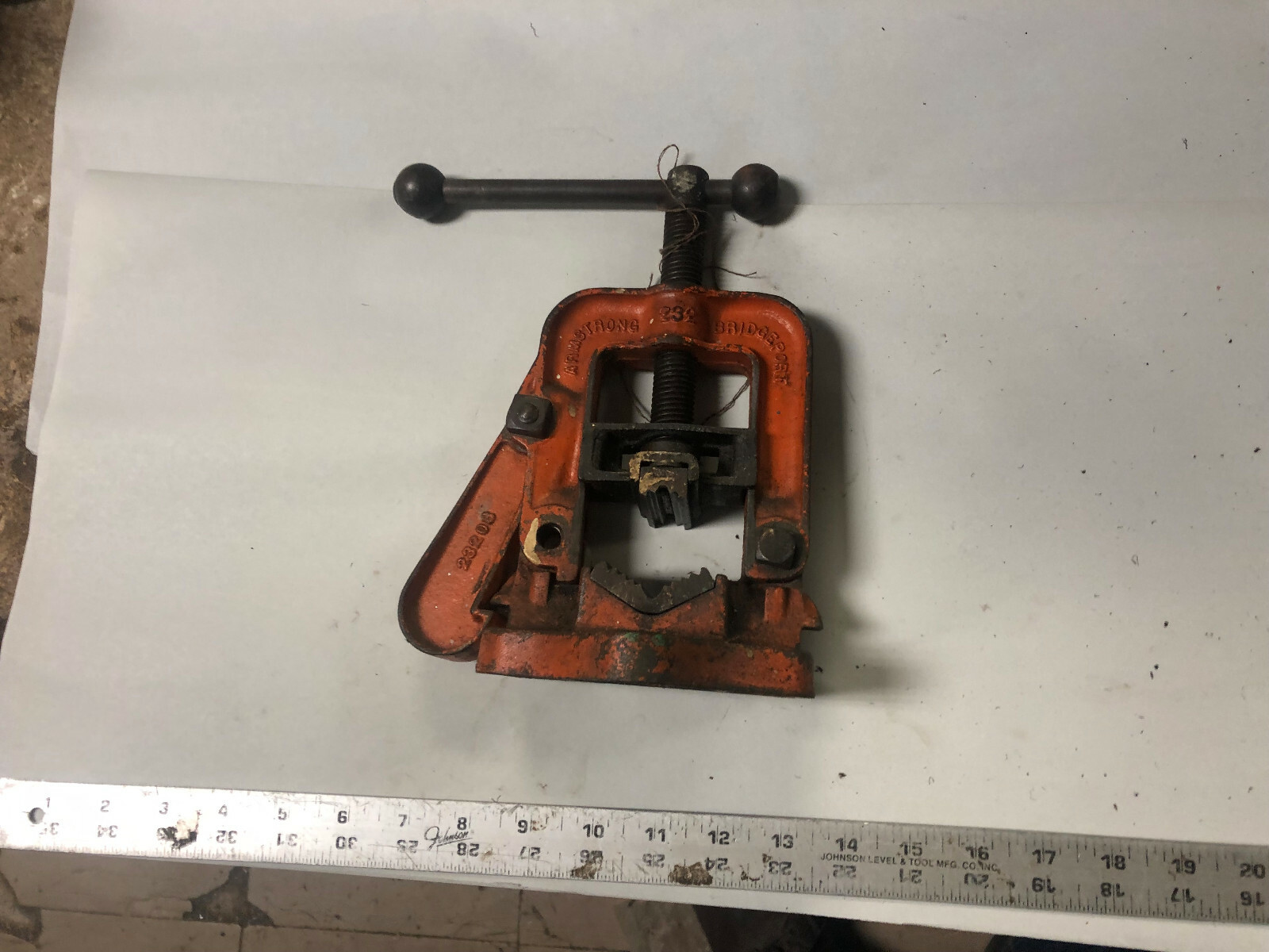 MACHINIST TOOL LATHE MILL Machinist Armstrong Bridgeport Pipe Vise OfCe