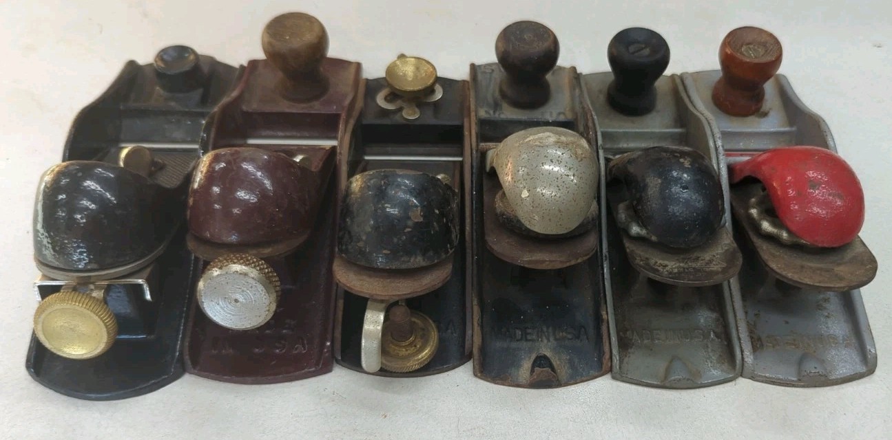 Block Plane Estate 6 Lot Stanley Millers Falls Stanley 110, 9-1/2, England & USA