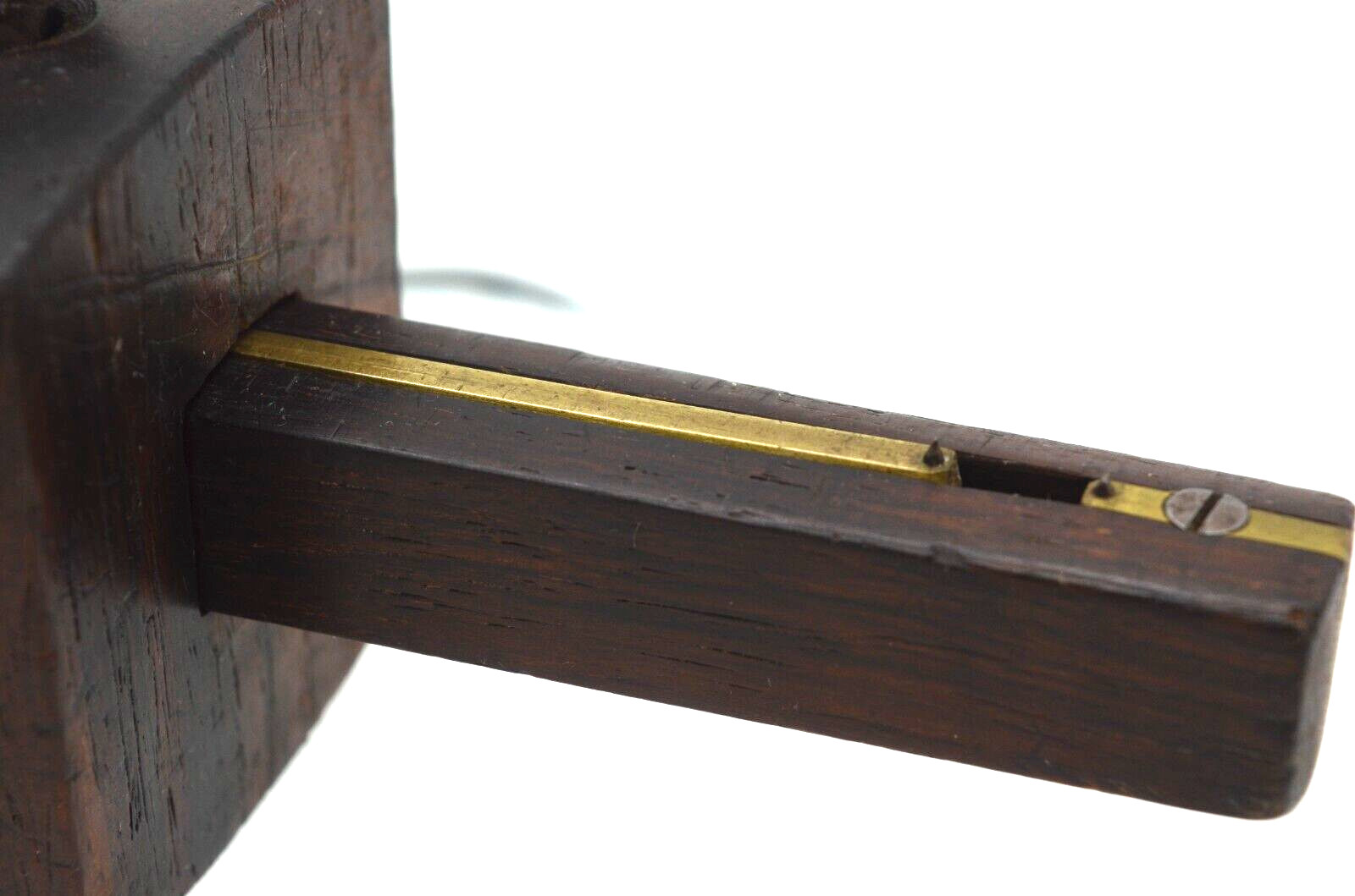 Antique Carpenter Scribe Marking Gauge Vintage Wood Working Tool Wood Brass