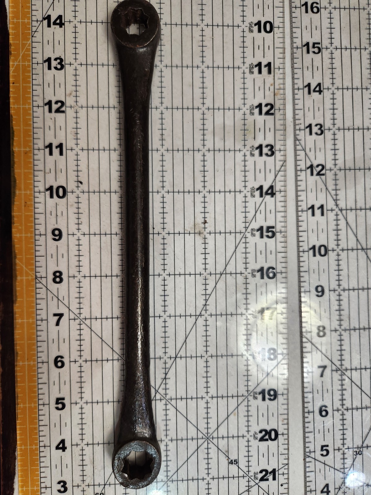 Vintage Ford Brake Wrench Box End 8 Point 7/16″ 1/2″ Round Beam Possible USA