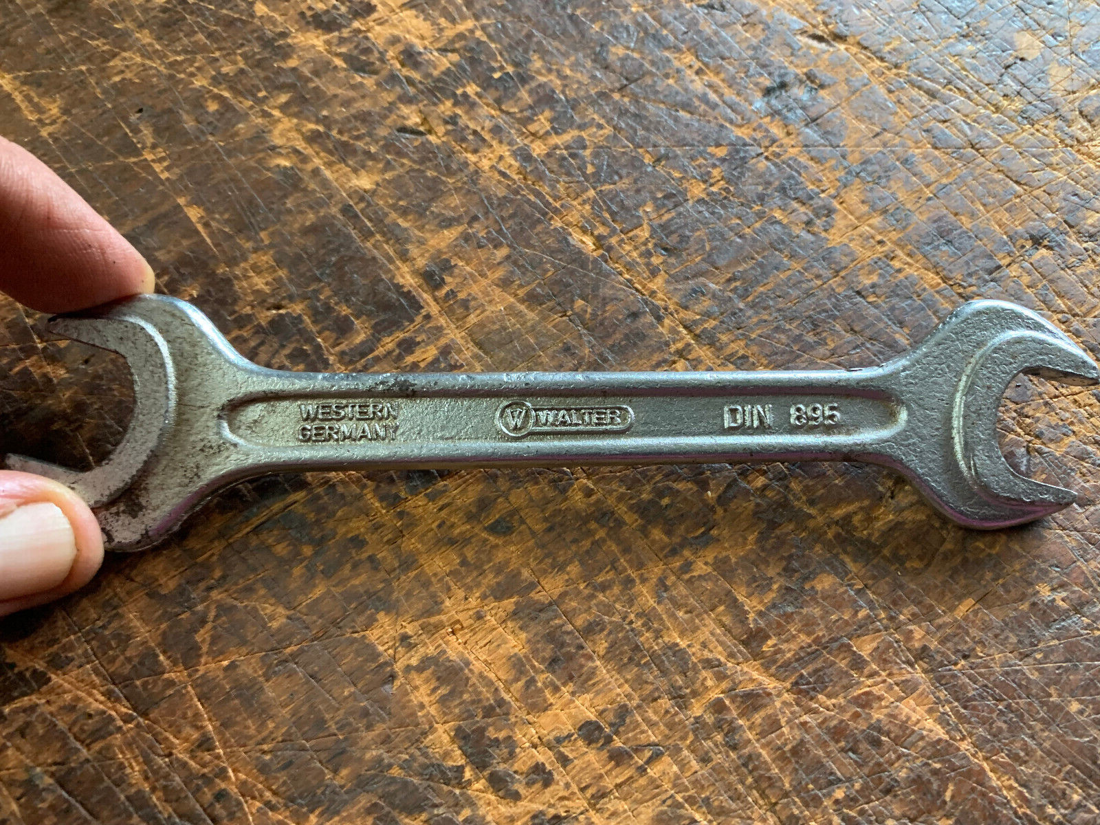 Vintage Walter Mercedes Benz Open End Spanner 19- 17mm. West German Car Tool Kit
