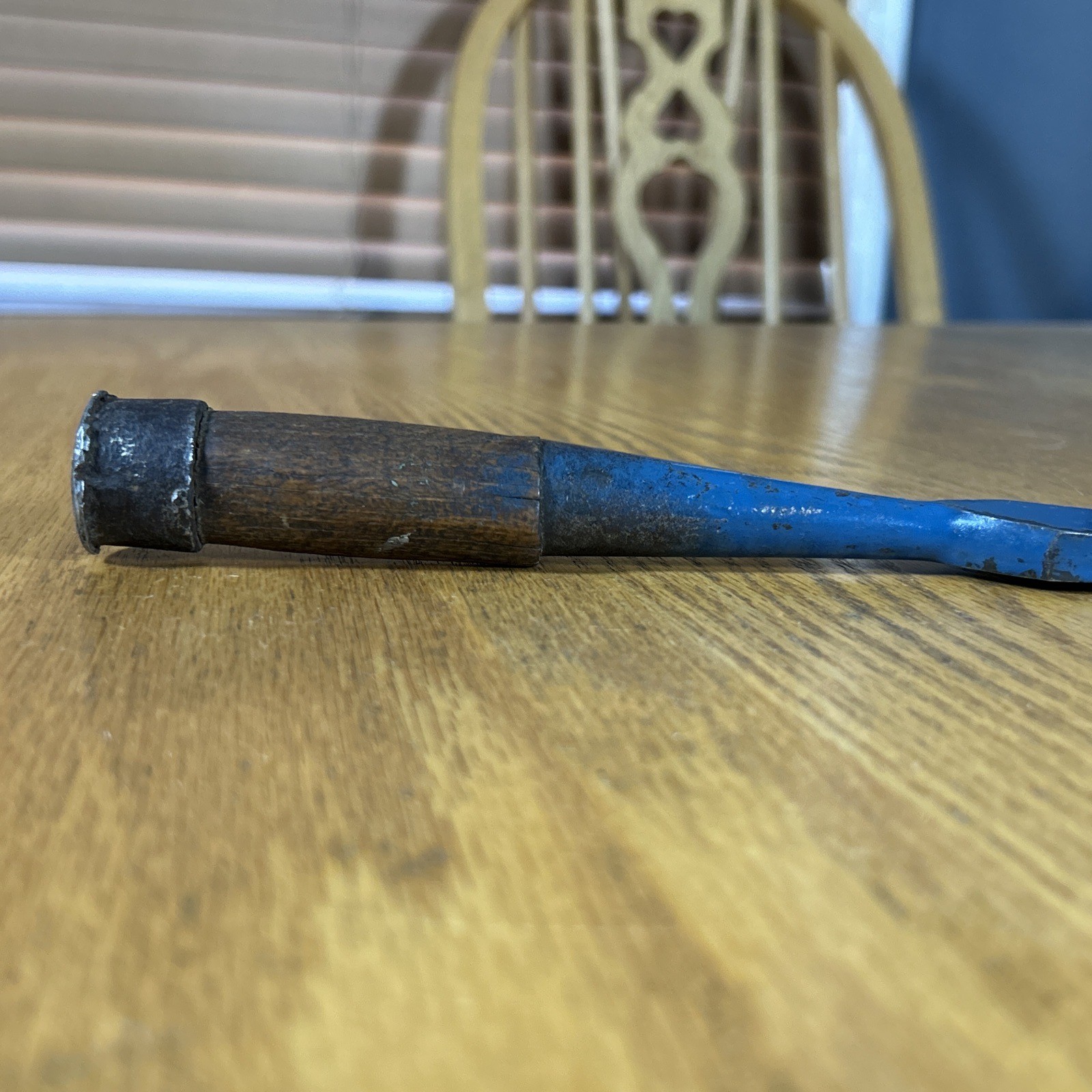 Vintage Hinsdale Co Chisel Cast Steel Wood Handle 1930s – 1950s Woodworking