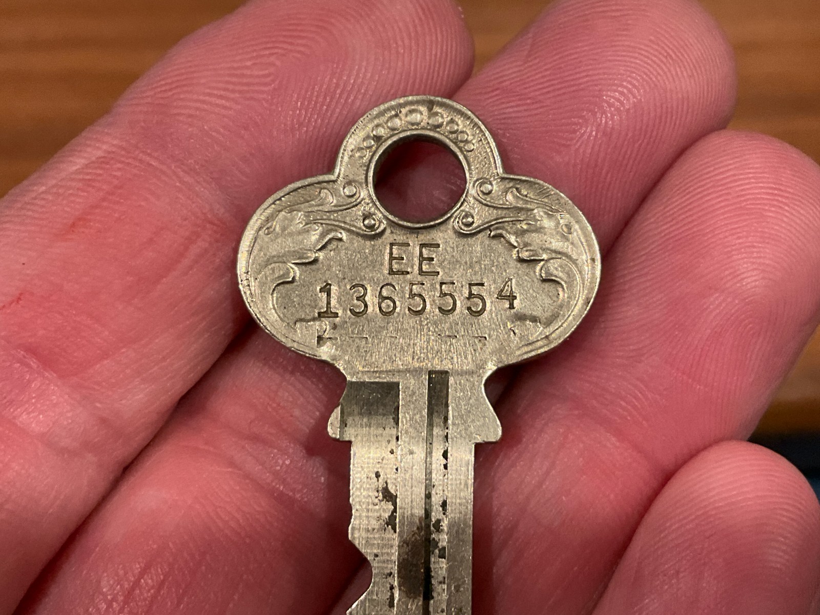Antique Key: P & F Corbin New Britain Ct. EE 1365554