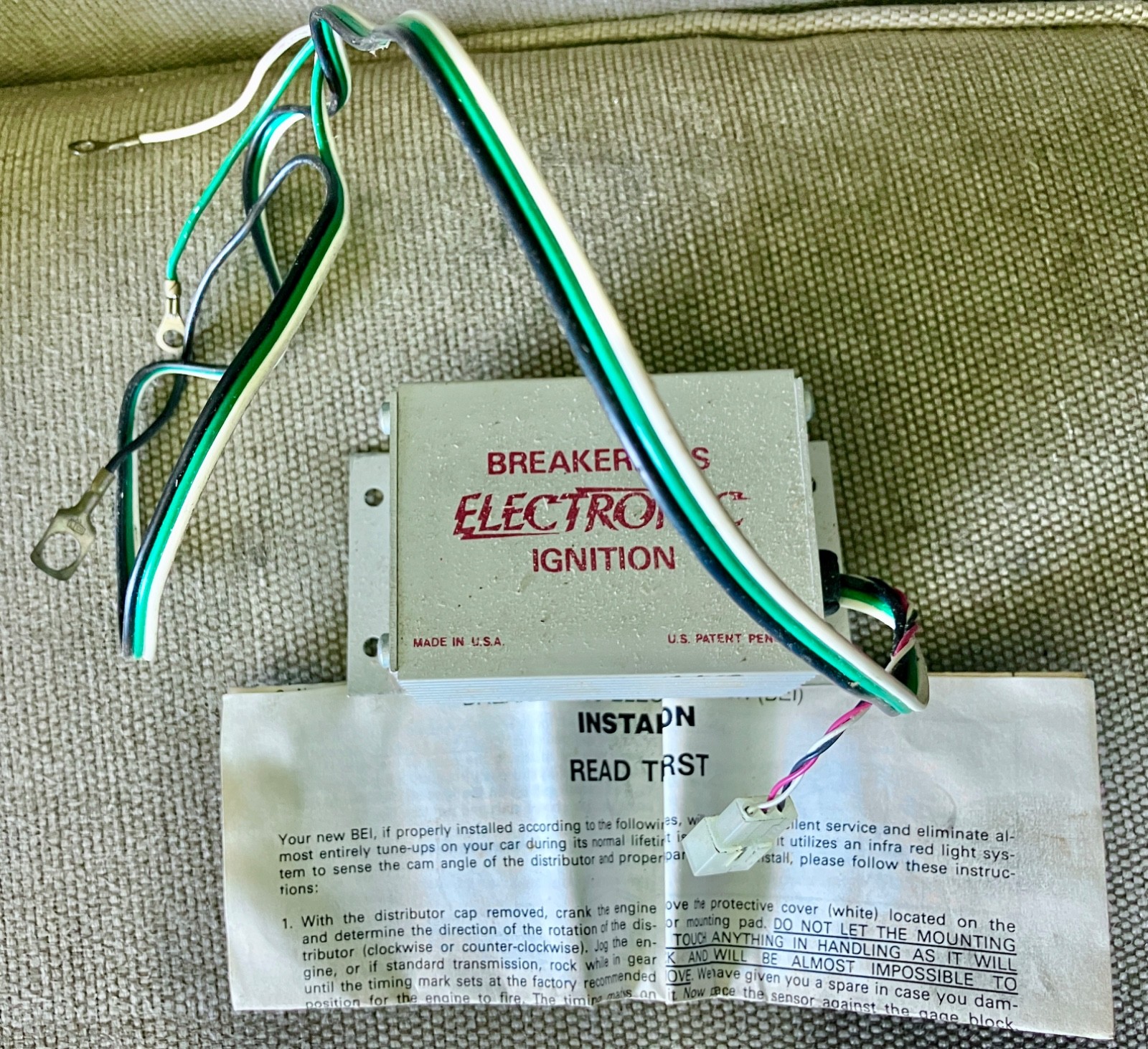 Vintage 1985 Breakerless Electronic Ignition – Made in USA