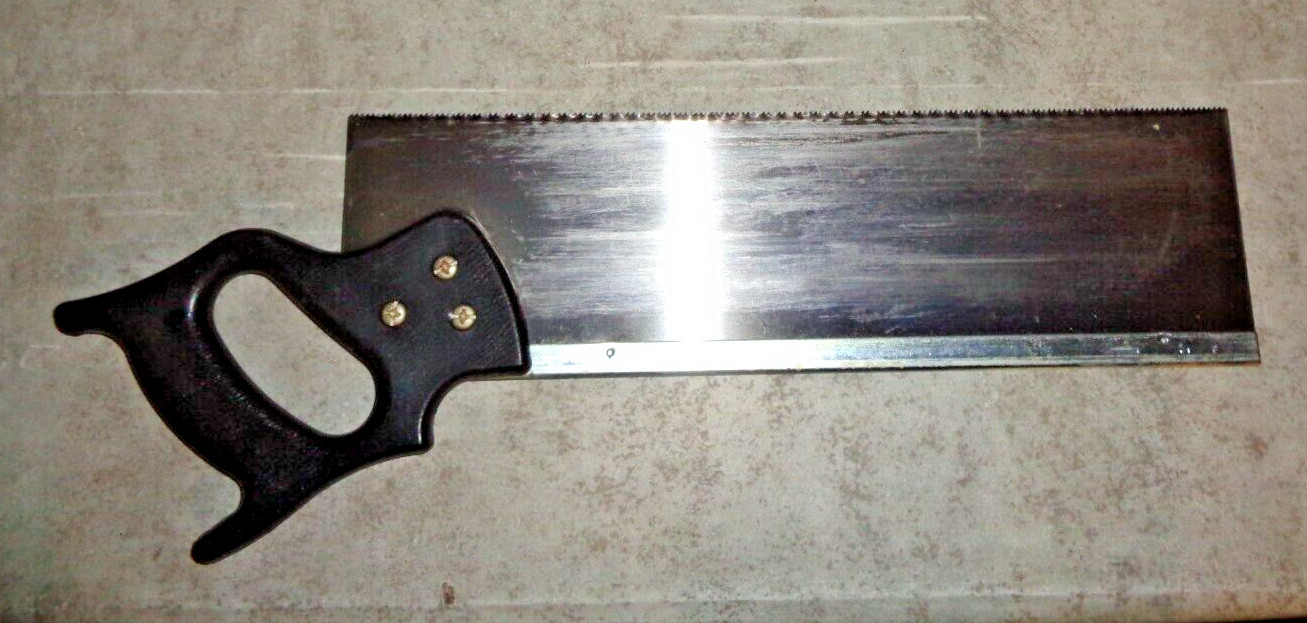VINTAGE NOS ADJUSTABLE CLAMP COMPANY R13 14″ BACK SAW TAIWAN
