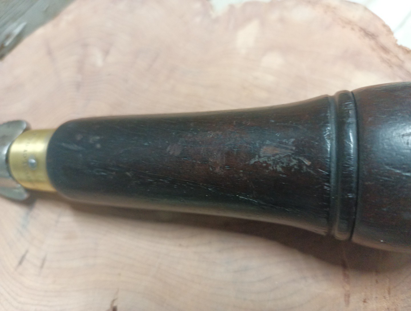 Vintage J.S. Fray Rosewood / Brass Handle 9 Tools Included USA