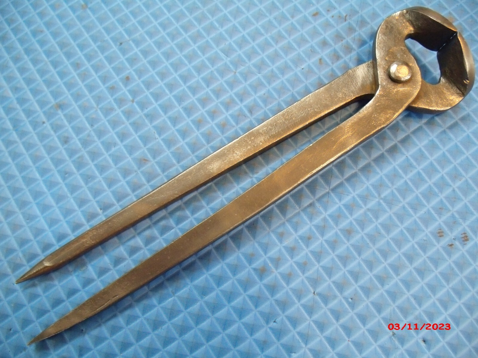“WASHINGTON TOOL CO.” U.S.A. 12 5/8″ LONG HOOF TRIMMING NIPPERS