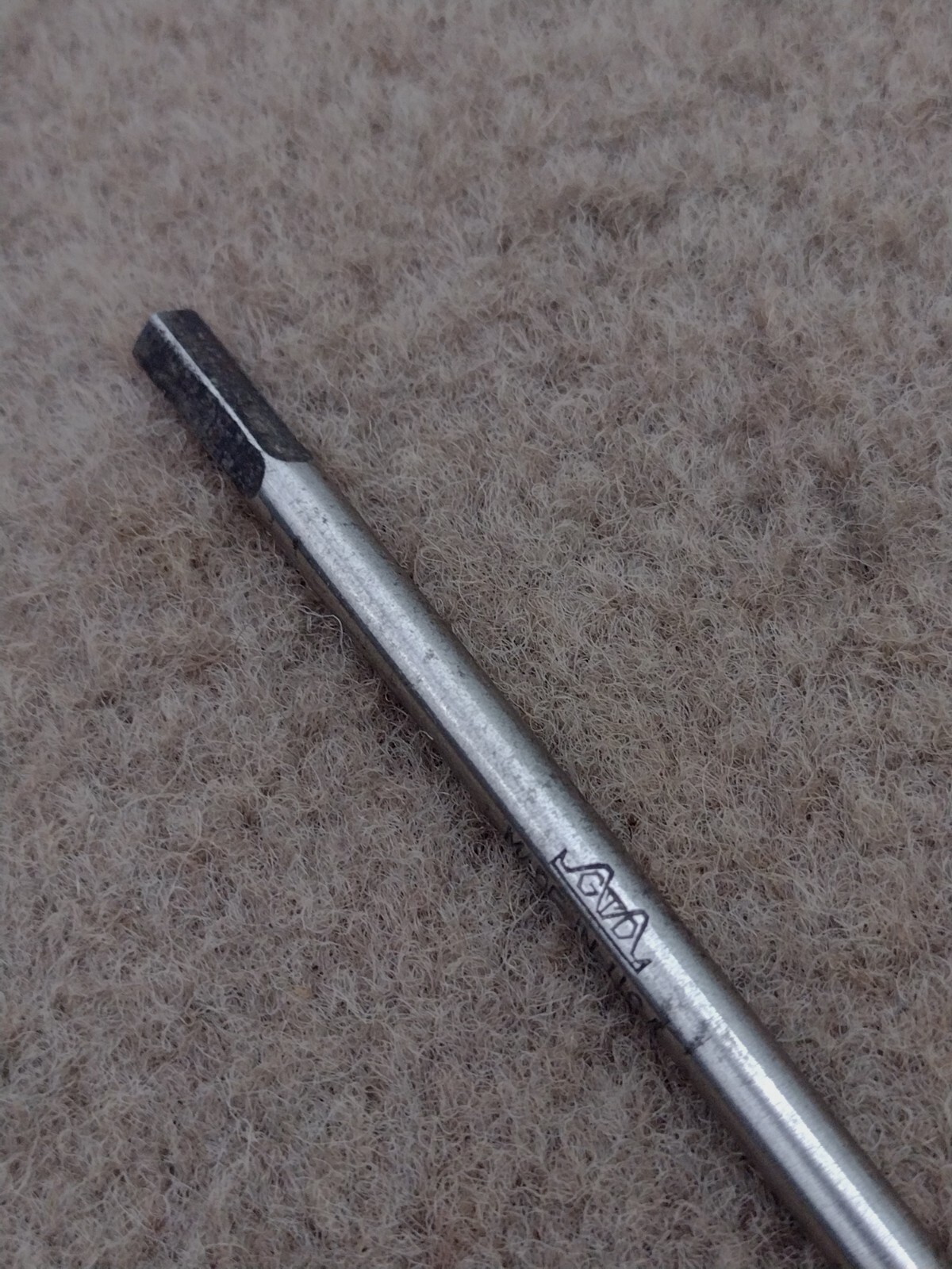 Vintage Greenfield GTD 1/4″ – 28 Extension Tap Extended Long USA Made HT E12 SAE
