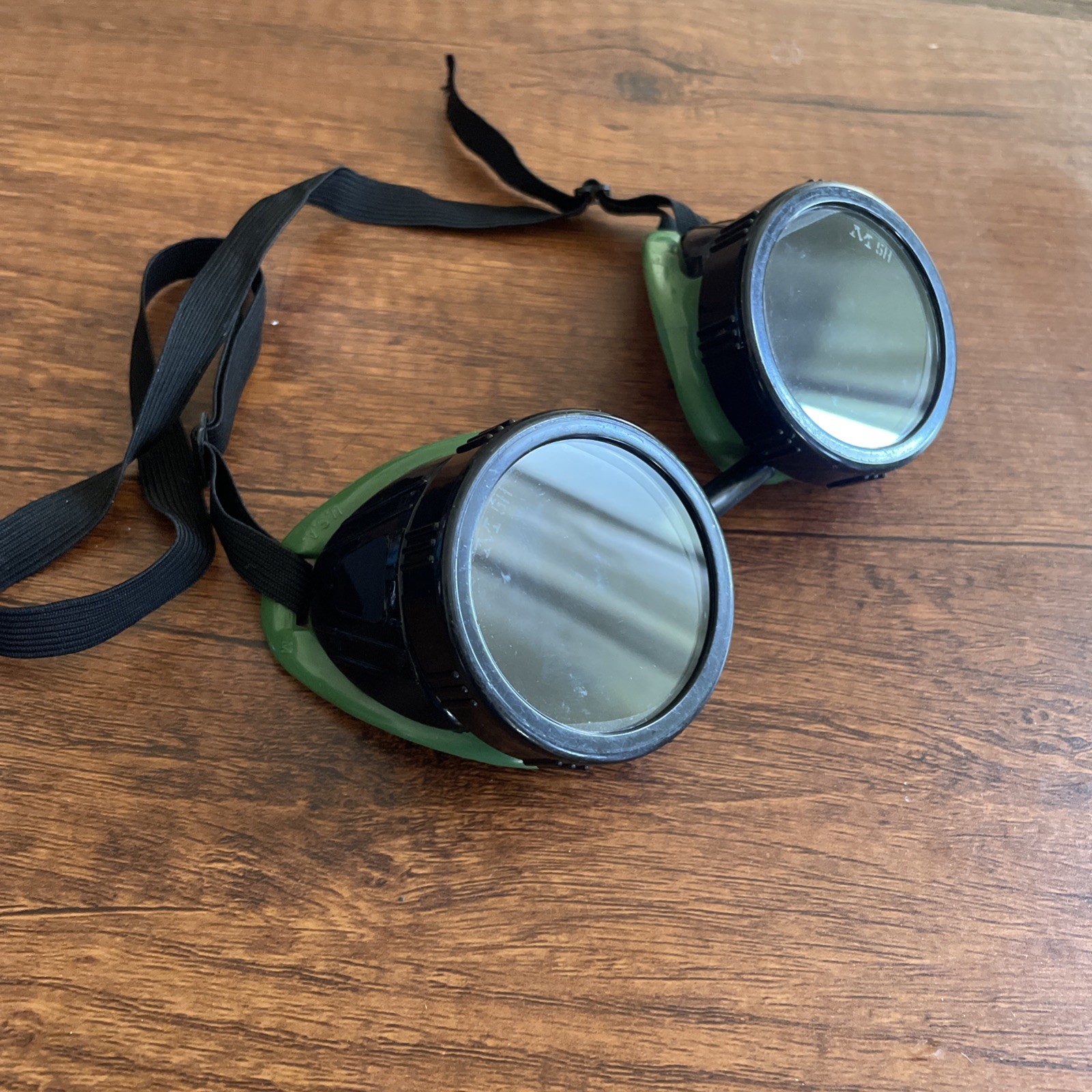 Light Welding Safety Goggles USA Morse Made M5 Lens Vintage Steampunk