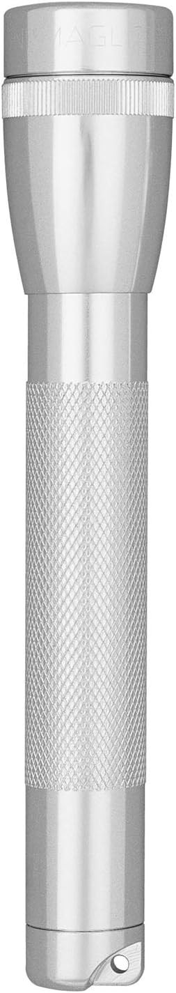 MagLite Mini Incandescent Flashlight – Compact, 2-Cell AA, Silver