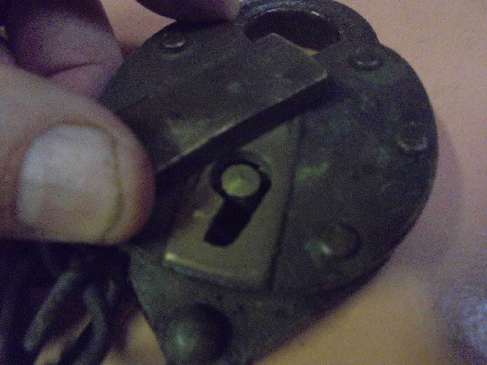 Vintage J. N. W. Climax Co. Padlock no key