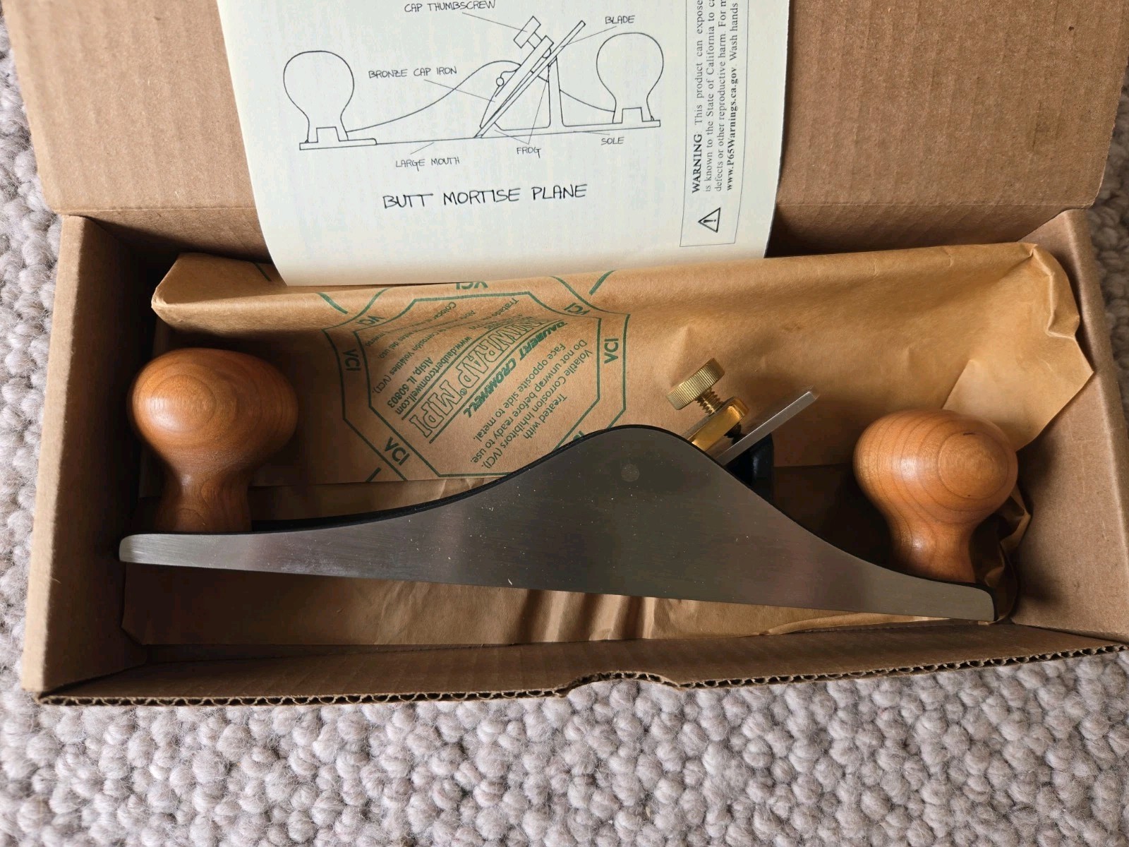 Lie-Nielsen L-N 40B Butt Mortise Plane