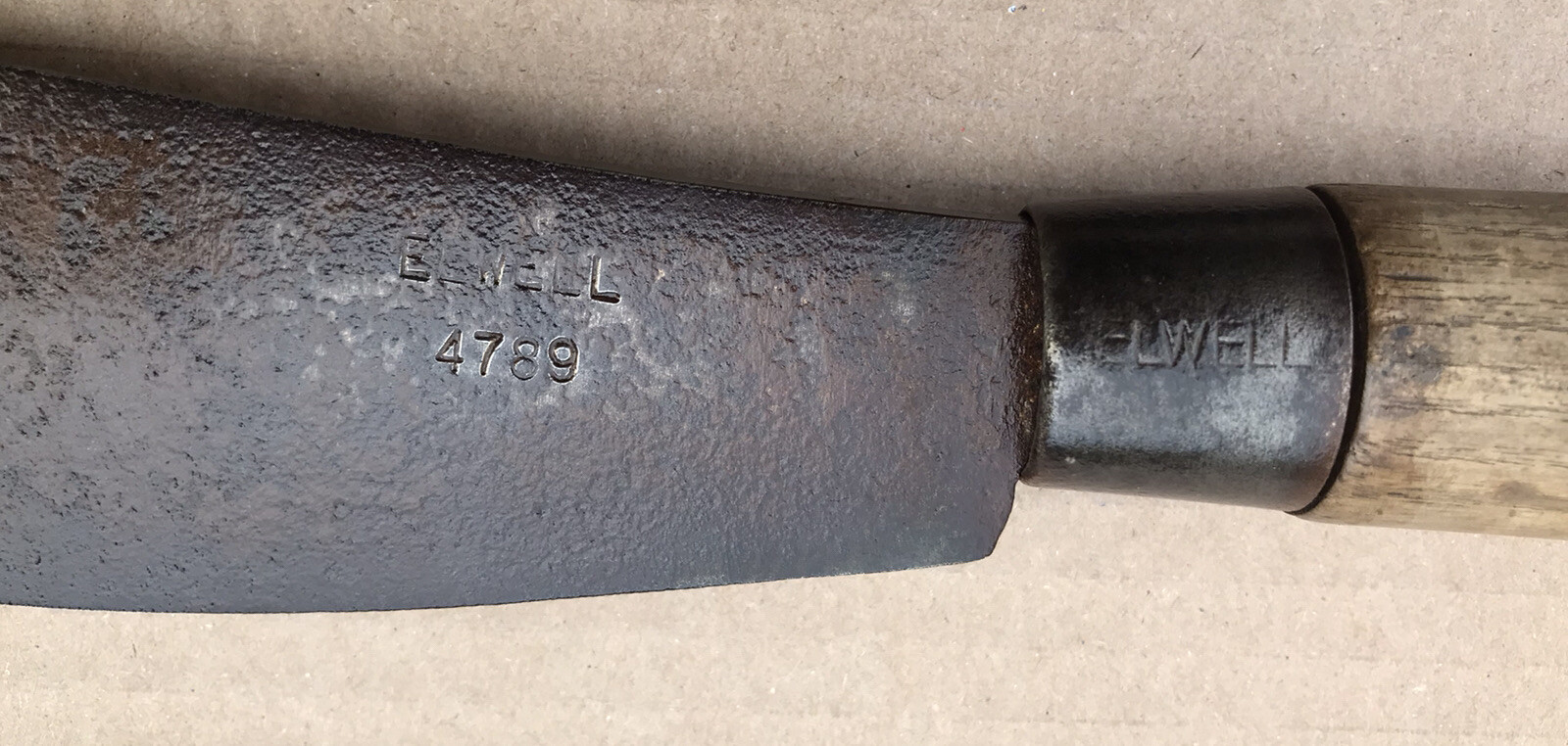Vintage Elwell Slasher Billhook 4789
