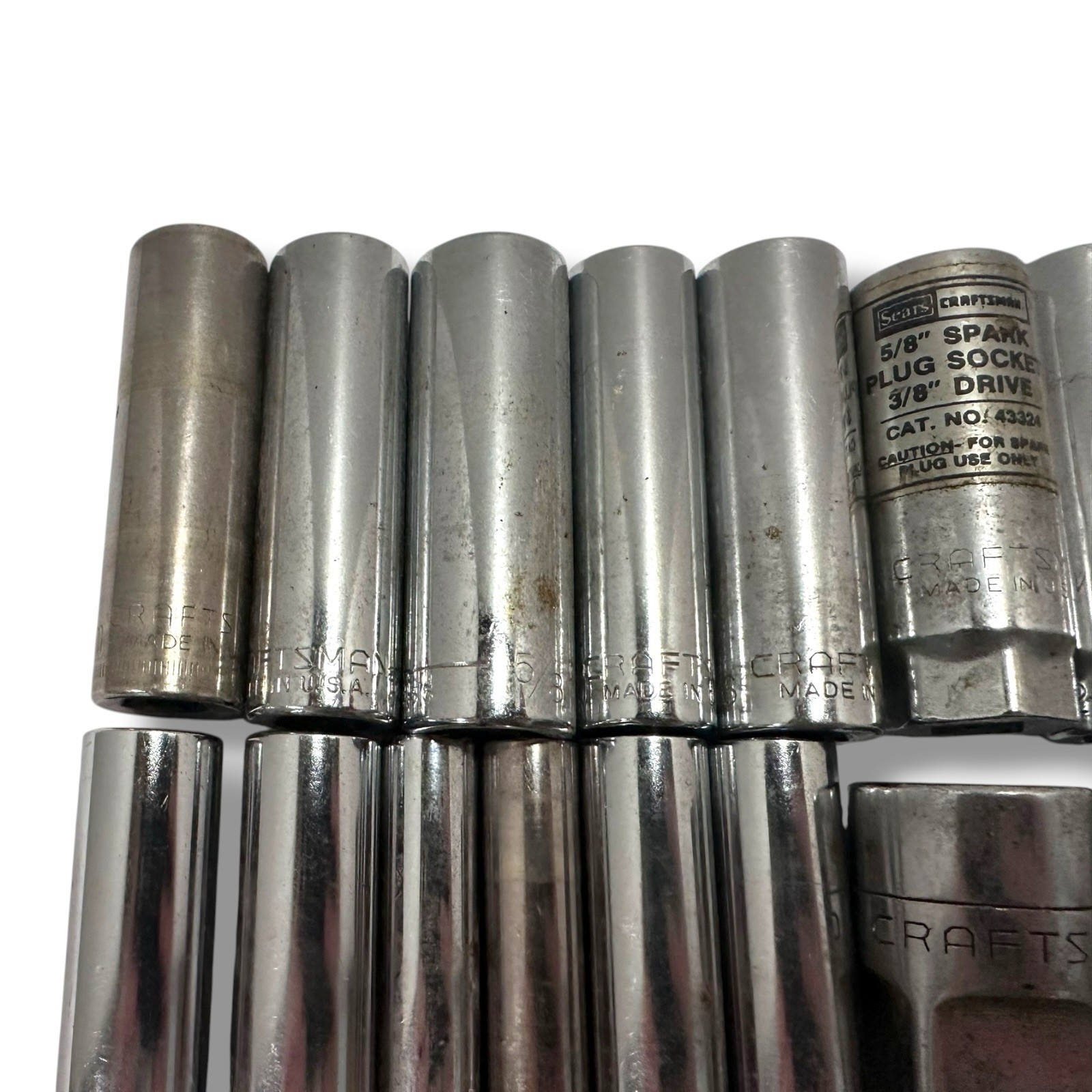 Lot Of 41 Vintage Craftsman Assorted Socket Lot Made In USA