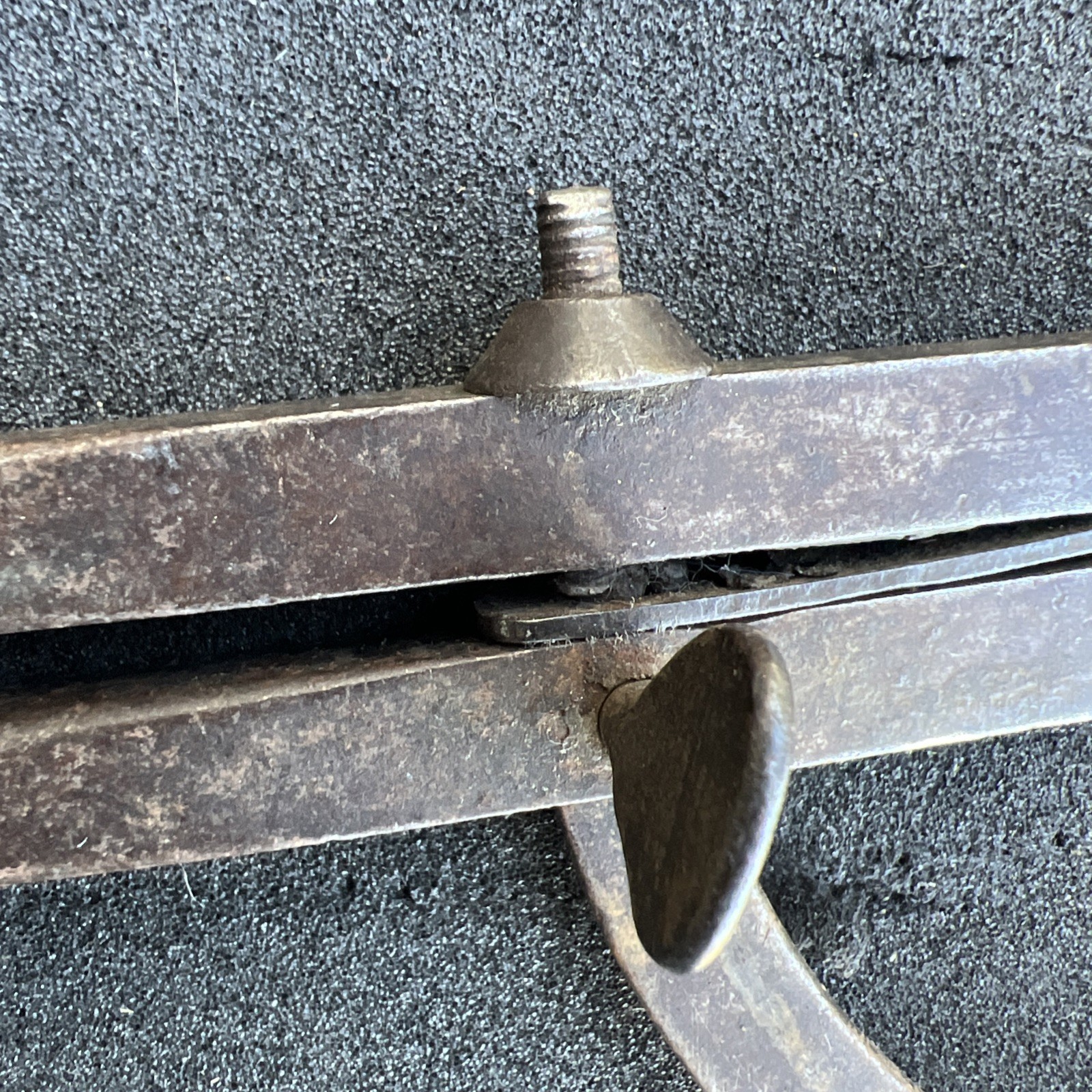 antique 11 1/2″ Machinist Scribe Wing Divider Compass Tool Peck, Stow & Wilcox