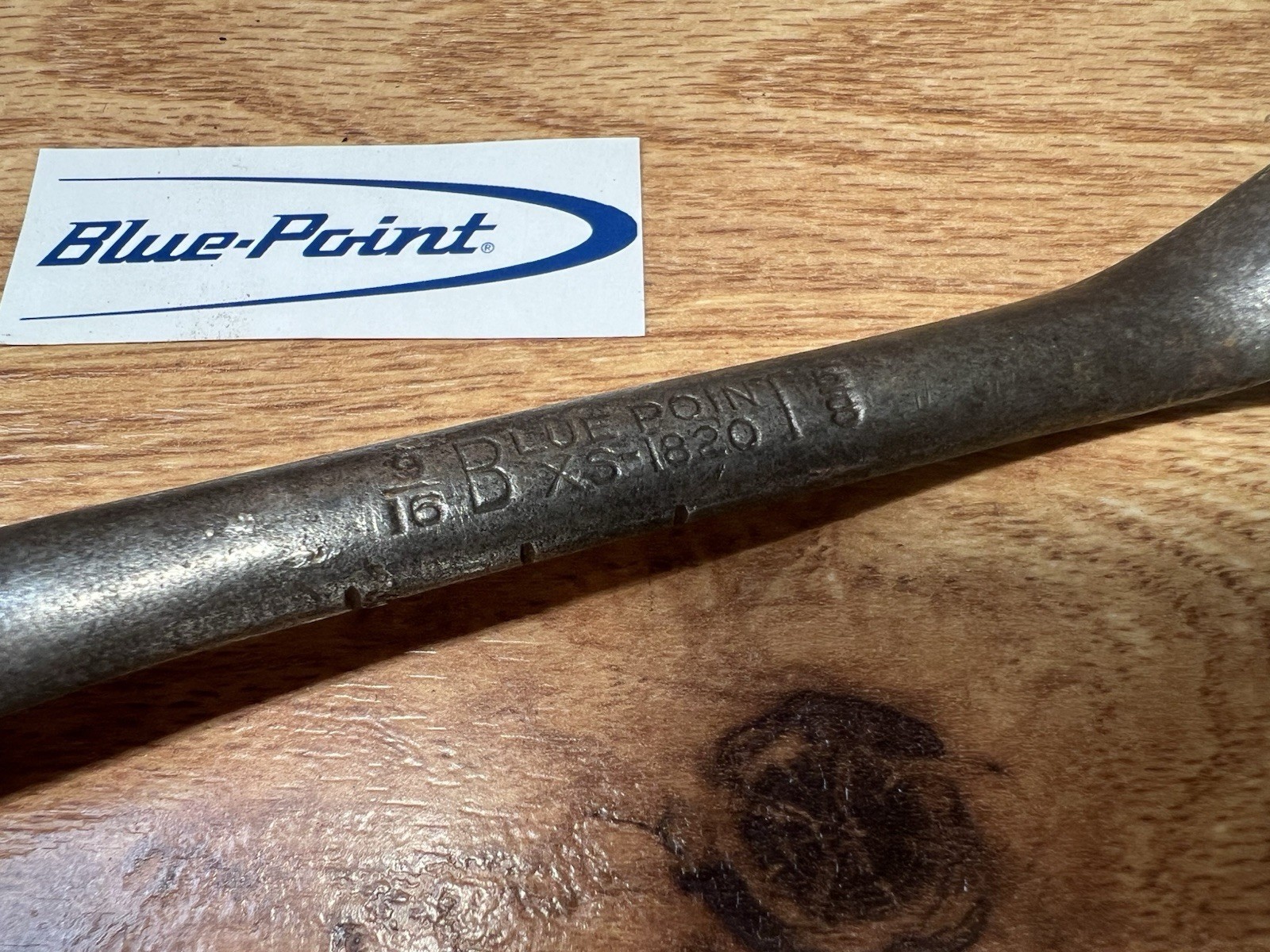 Vintage Blue Point XS-1820 9/16 x 5/8 Short Offset Box End Wrench-12 Point – USA