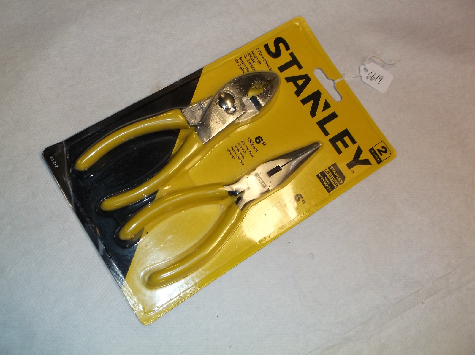 Stanley 84-212 Set of (2) Woodworker / Mechanic Pliers