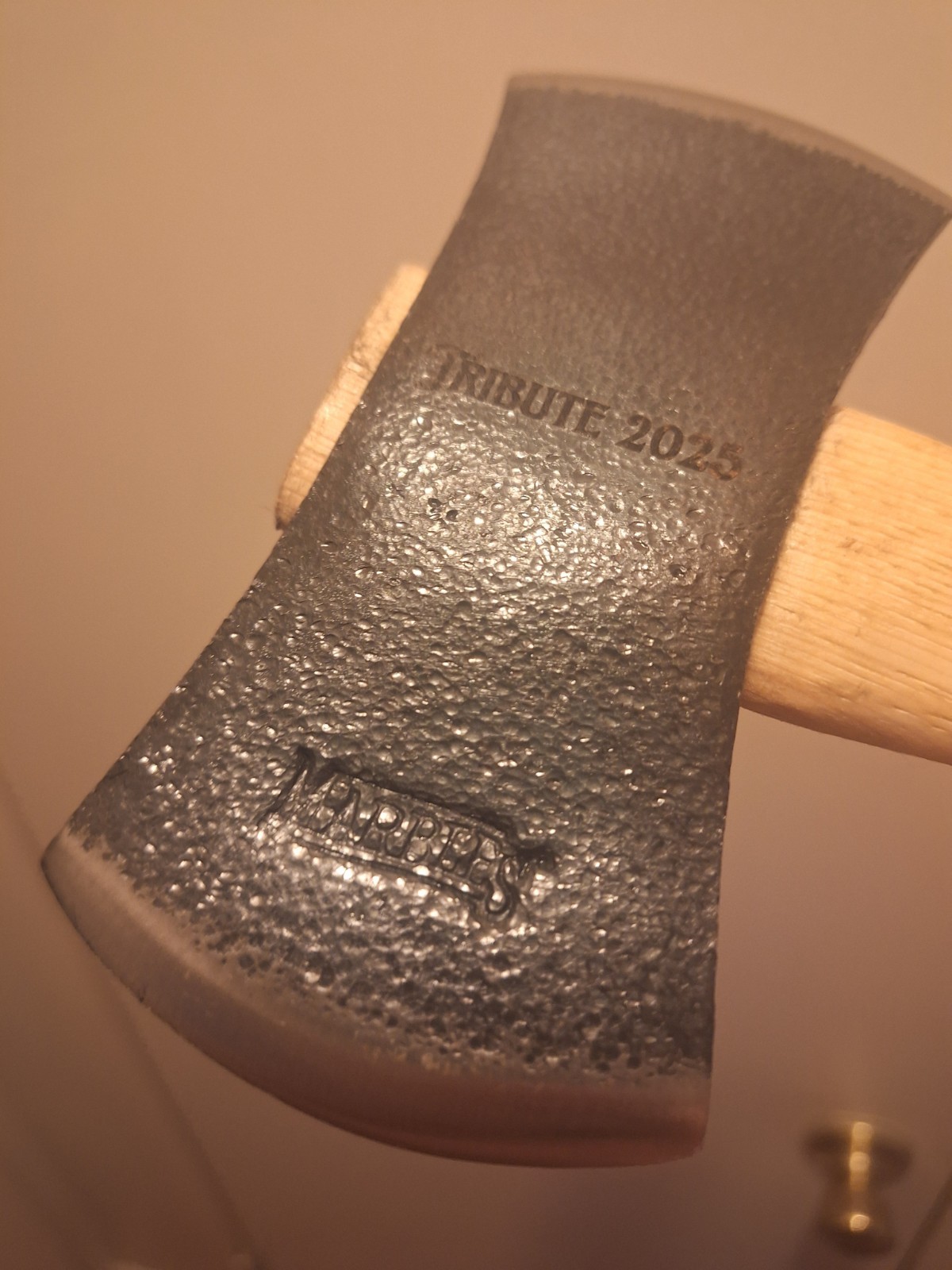 Tribute Black Raven Kelly Works Mini Double Bit Axe Hatchet Marbles Throwing New