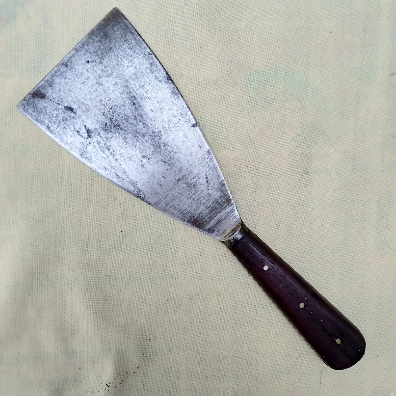 VINTAGE QUALITY PAINT SCRAPER 3″ROSEWOOD HANDLE DECORATOR PAINTER OLD TOOLS 🔵