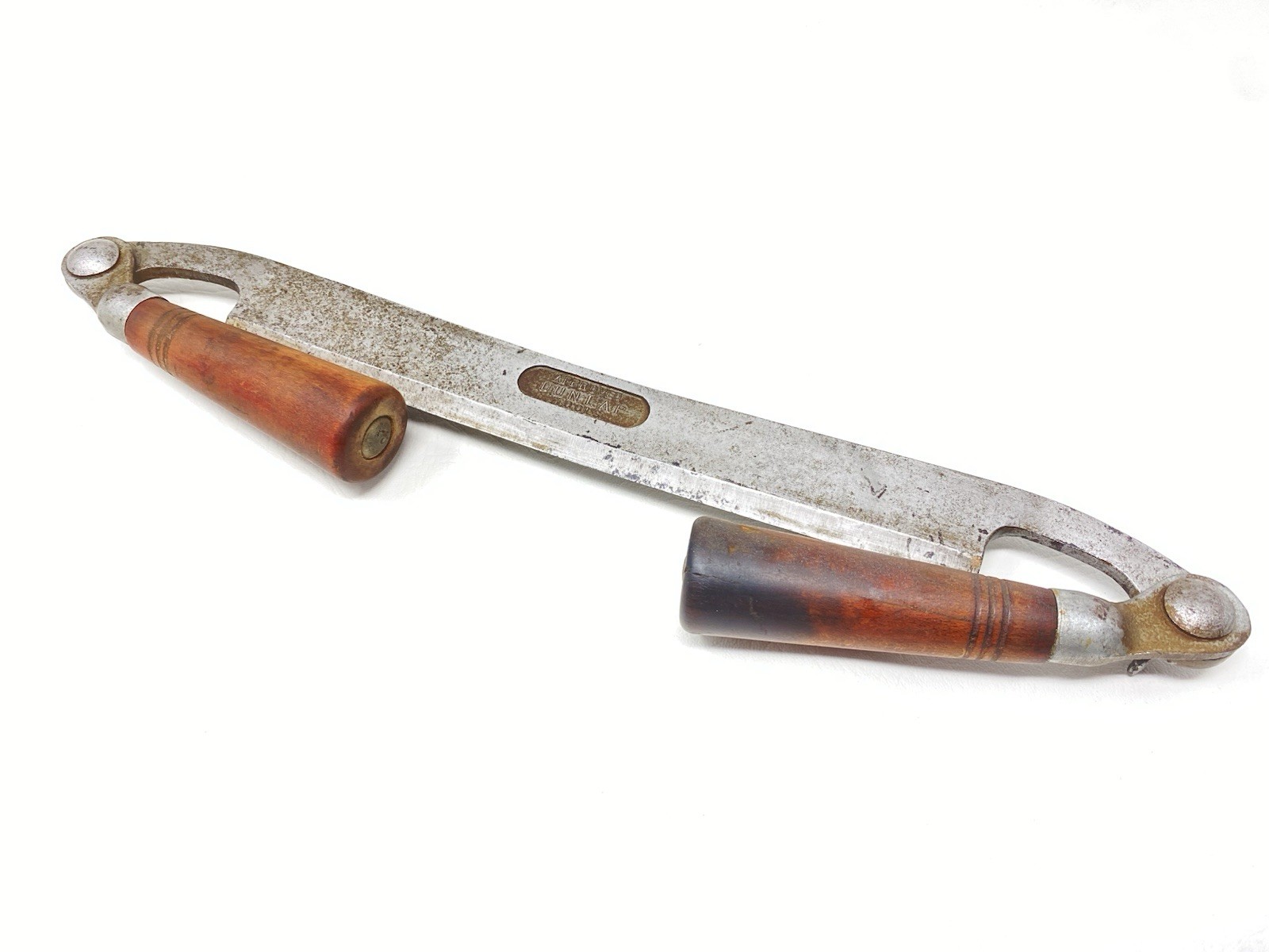 Vintage Approved Dunlap Tool Folding Handle Drawknife 10″ Long Blade Nice!