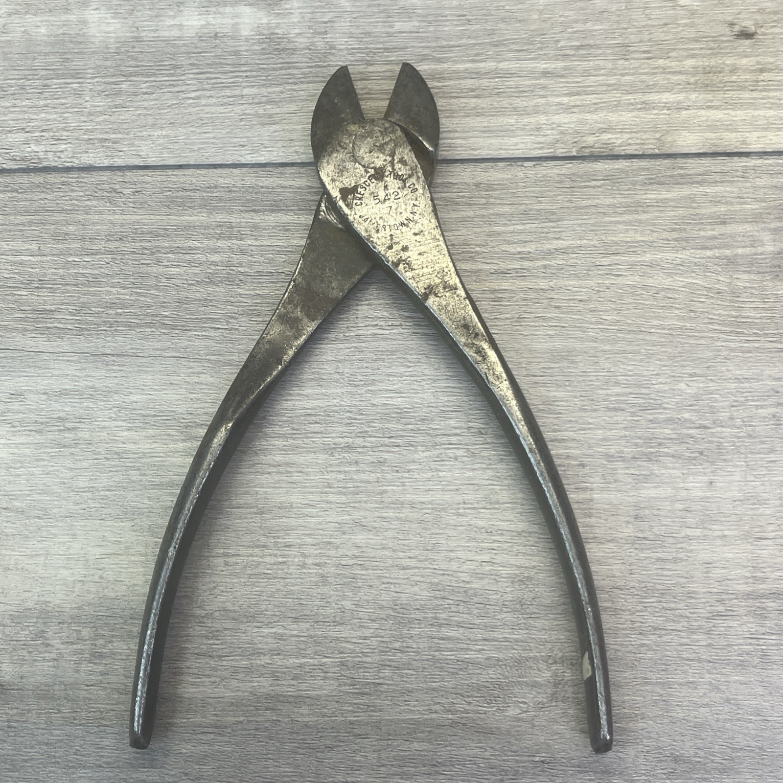 Vintage Crescent Tools 542-7 Diagonal Side Cutters Cutting Pliers Tool USA