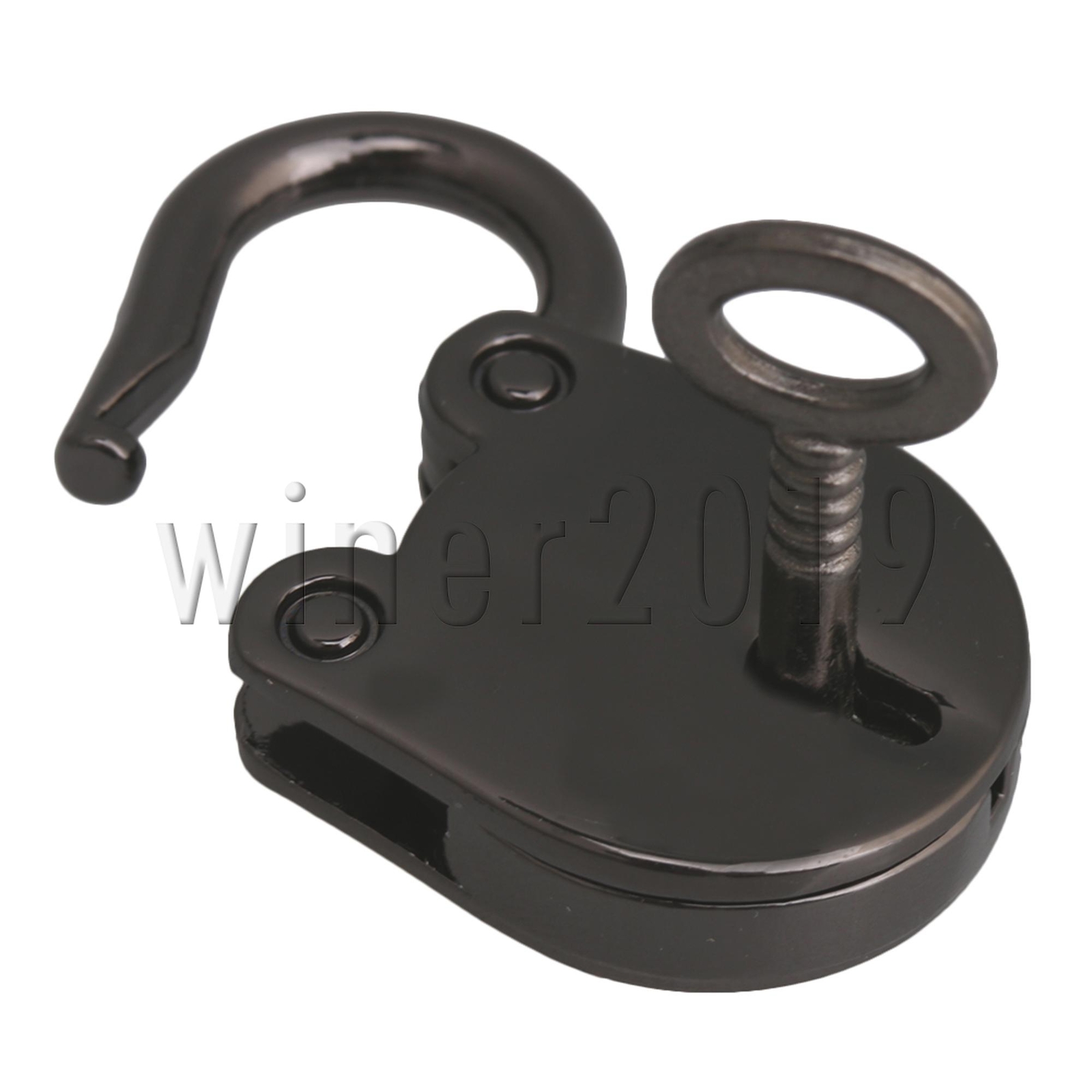 Zinc Alloy Small Archaize Padlock Old Vintage Antique Style Luggage Box Key Lock