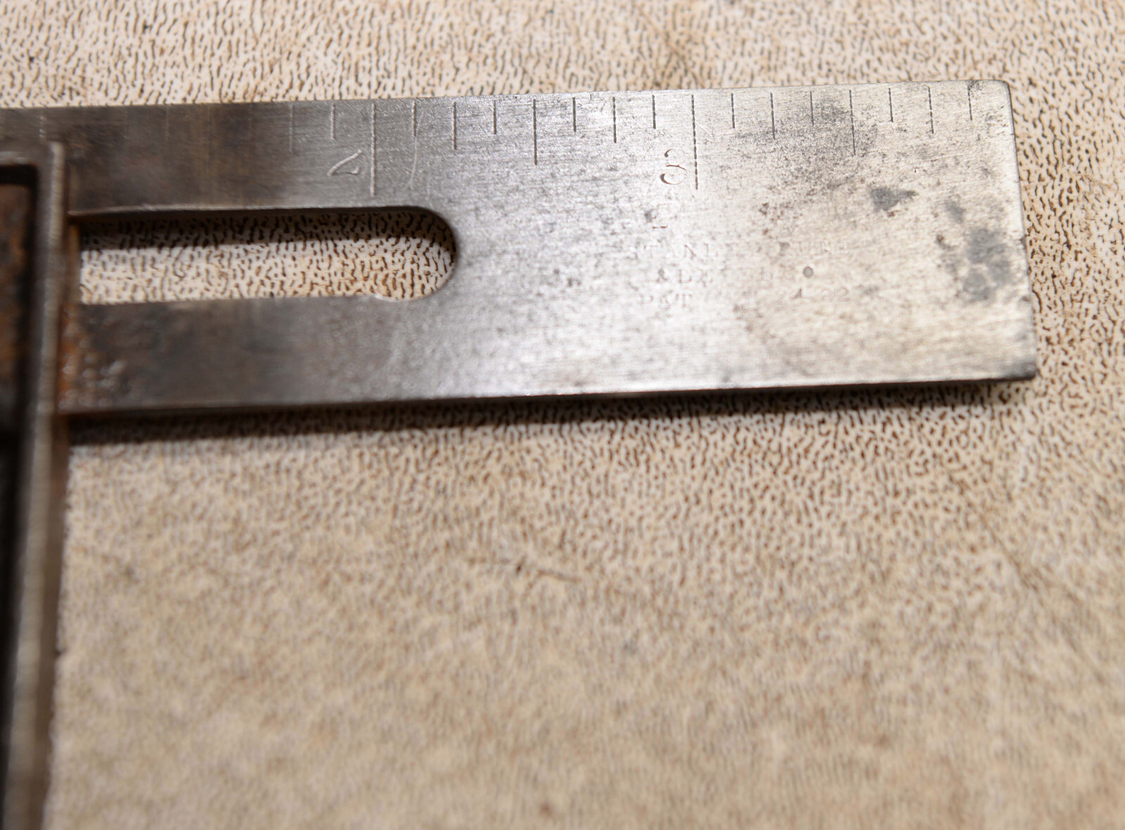 Rare antique 4″ Stanley Rule & Level Co square pat Oct 24 1882 collectible tool
