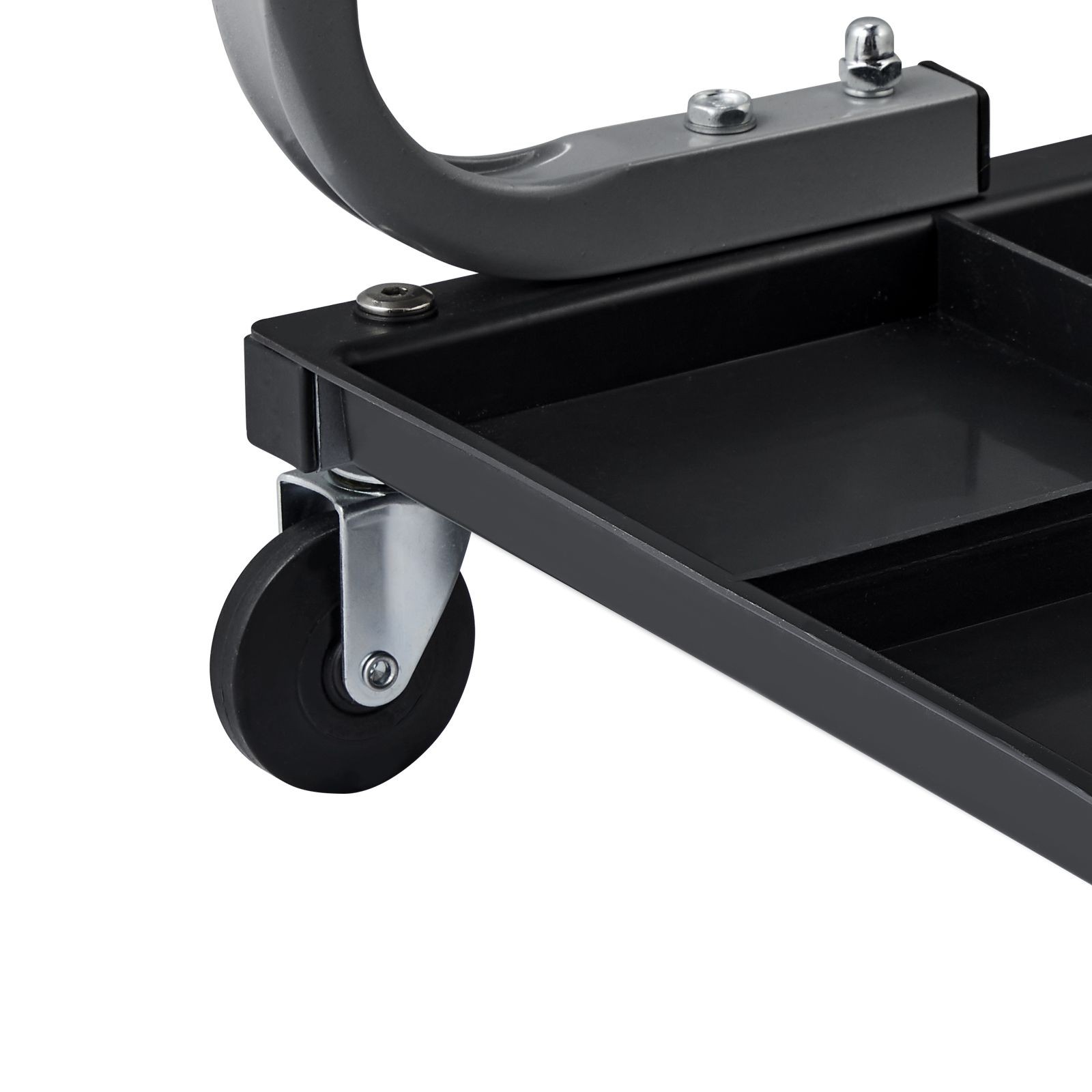 250lb Steel Creeper Stool Tool Tray Padded
