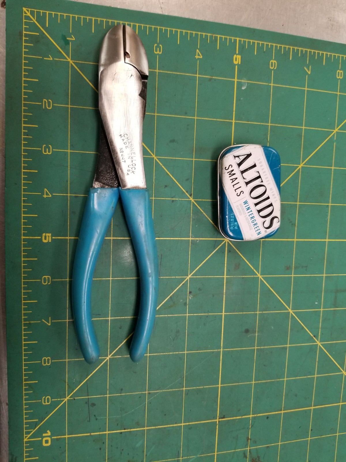 CHANNELLOCK DIAGONAL CUTTING PLIERS #447 USA