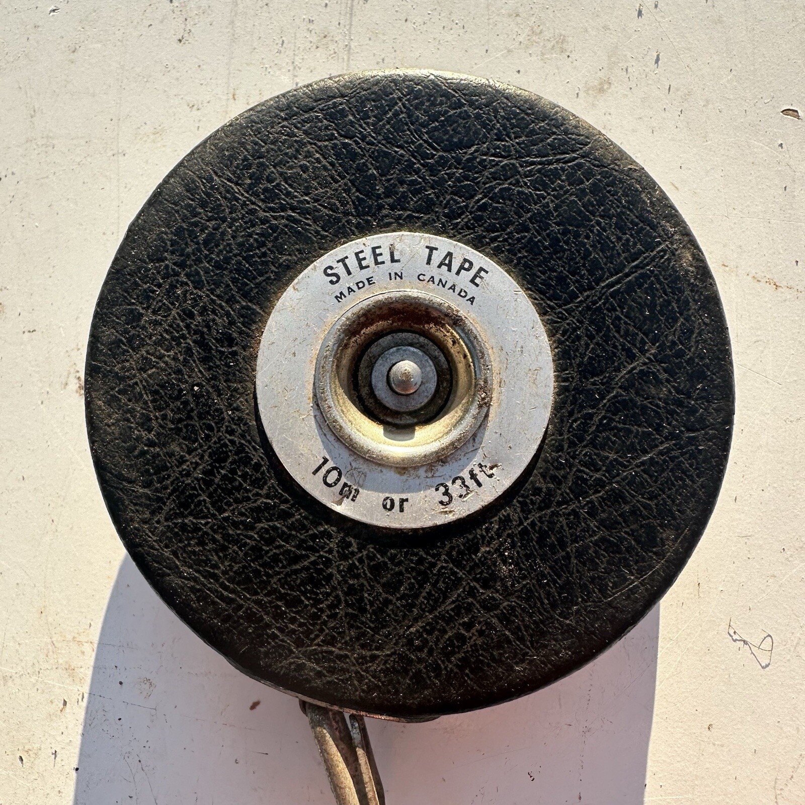 Vintage The Lufkin Rule Co. White Clad 10m 33ft Tape Measure As Is