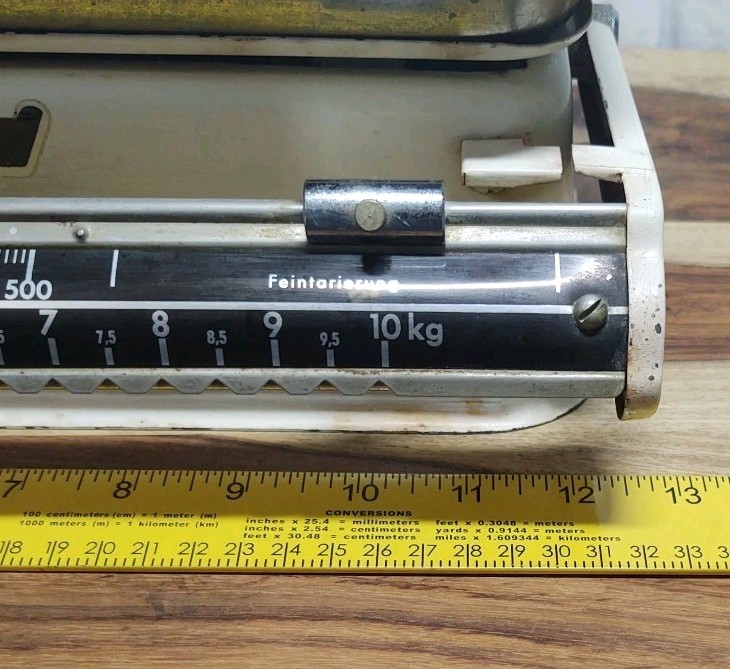 ⚖️Vintage ZENITH German Made Kitchen Scale 1960’s Working Condition 10 Kg