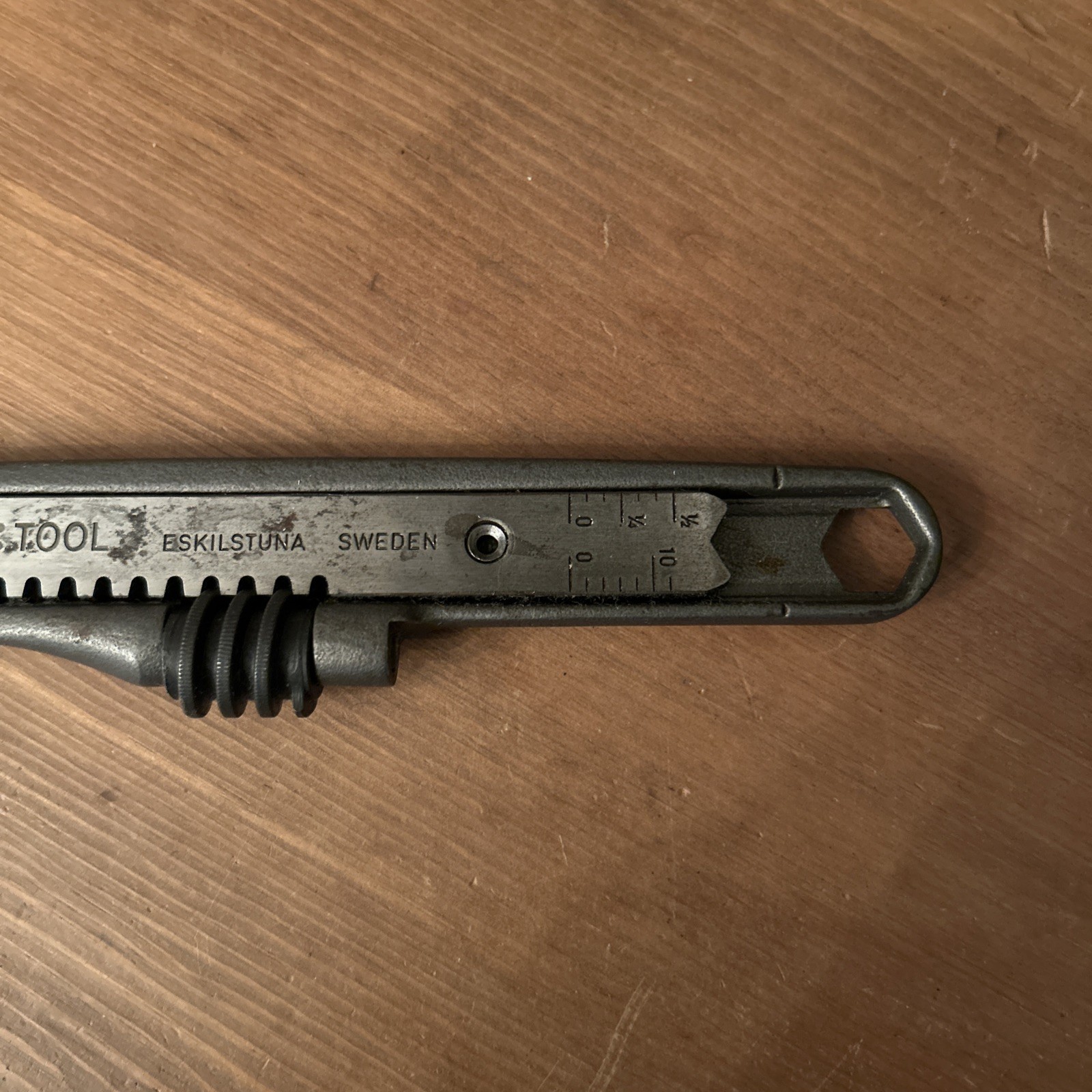 Vintage ESKILSTUNA, Sweden NIC TOOL Double Ended Adjustable Wrench Rare