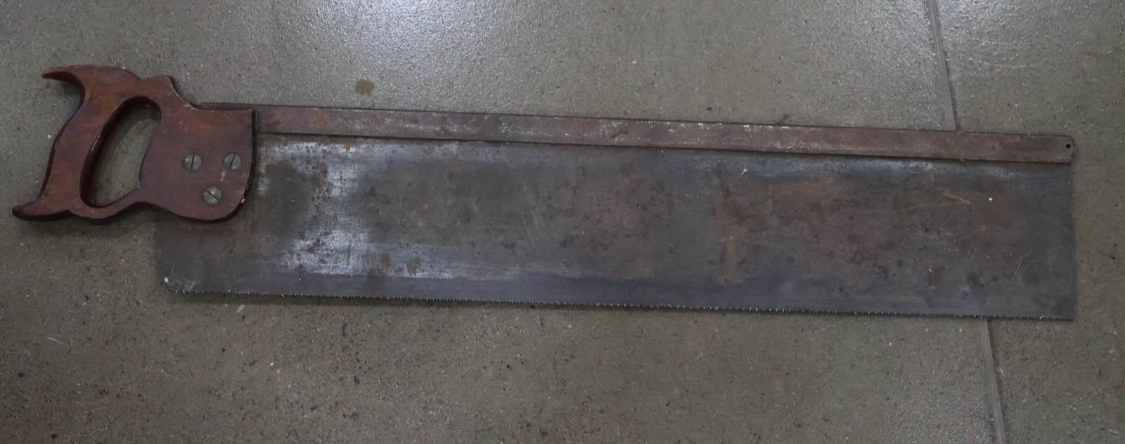 Vintage H. Disston & Sons Philada Mitre Saw – 27″, 1888-1896
