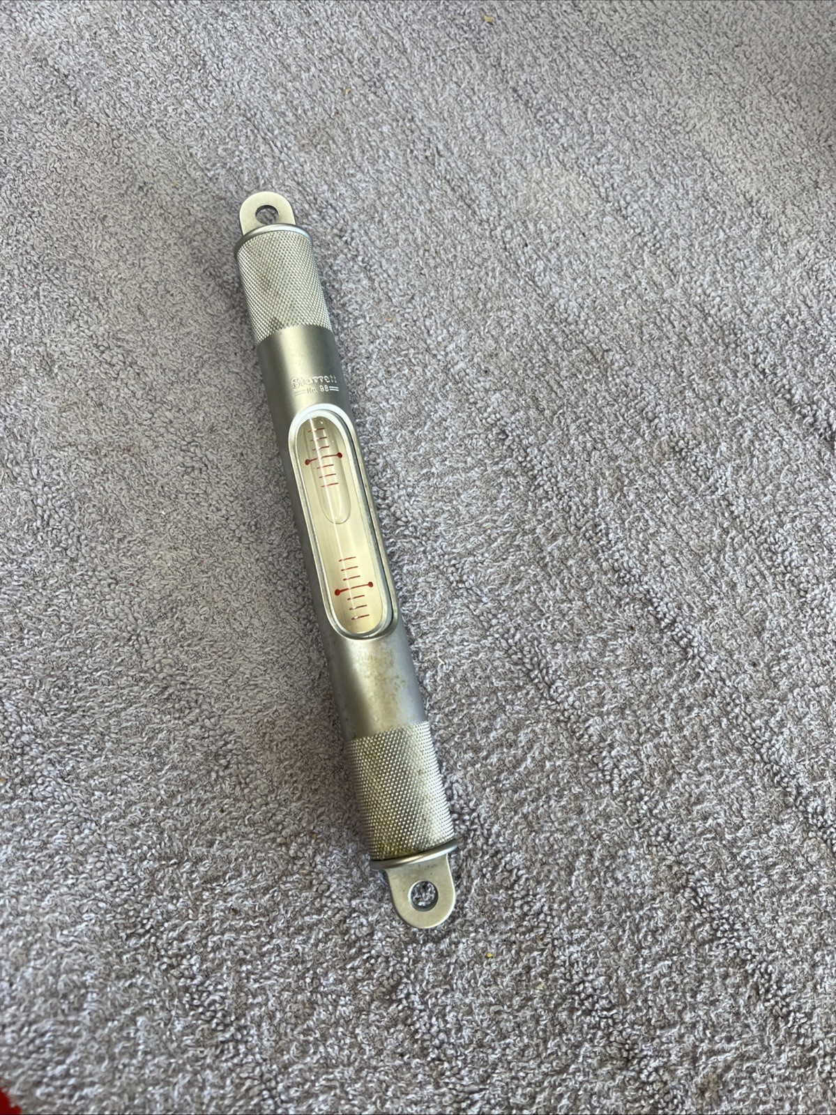 Vintage L.S. Starrett No. 98-8″ Precision Machinist 2-Way Level Made In USA