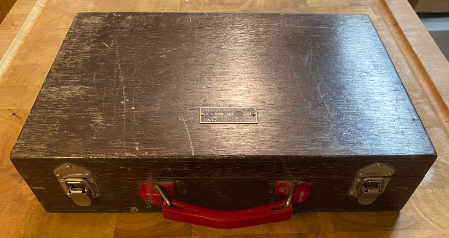Vintage Crossbar Switch Adjusting Tool Kit #912 Showa Tool Co, Ltd. Japan 1974