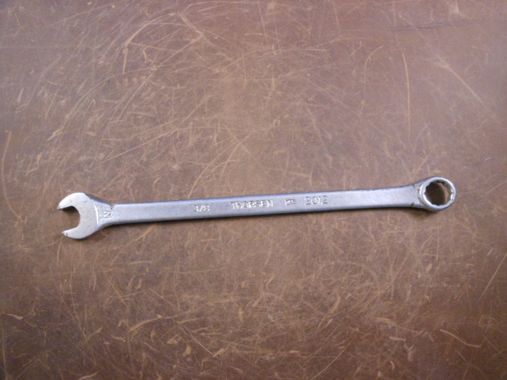 Vtg Thorsen Mfd. USA 2012 3/8″ SAE 6 7/8″ LONG Version Combination Wrench