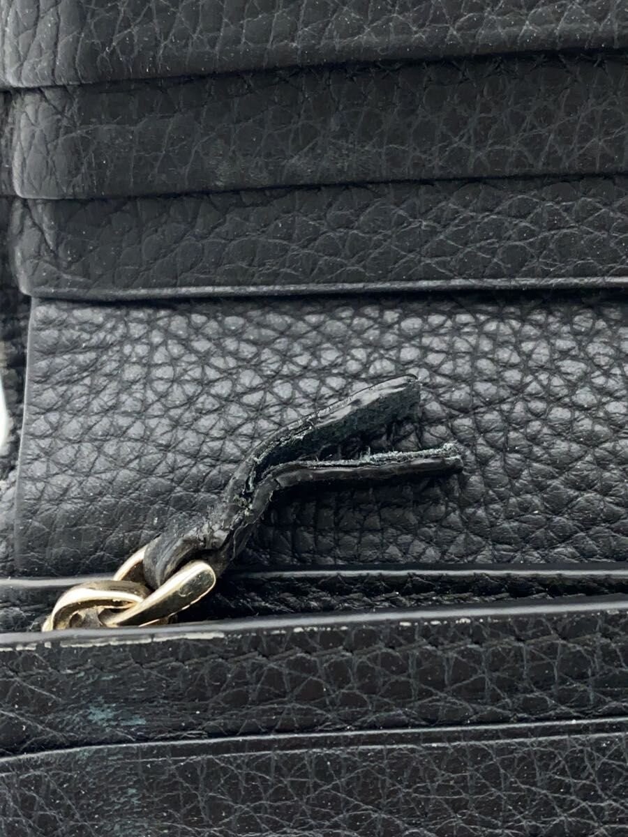 VALENTINO GARAVANI Rockstud Mini Wallet Black 8cm x 11cm x 3cm Used