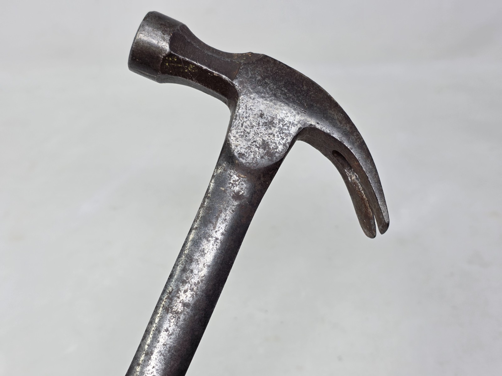 Vintage RARE CRAFTSMAN REG. T.M. M Claw Hammer Stacked Leather Handle