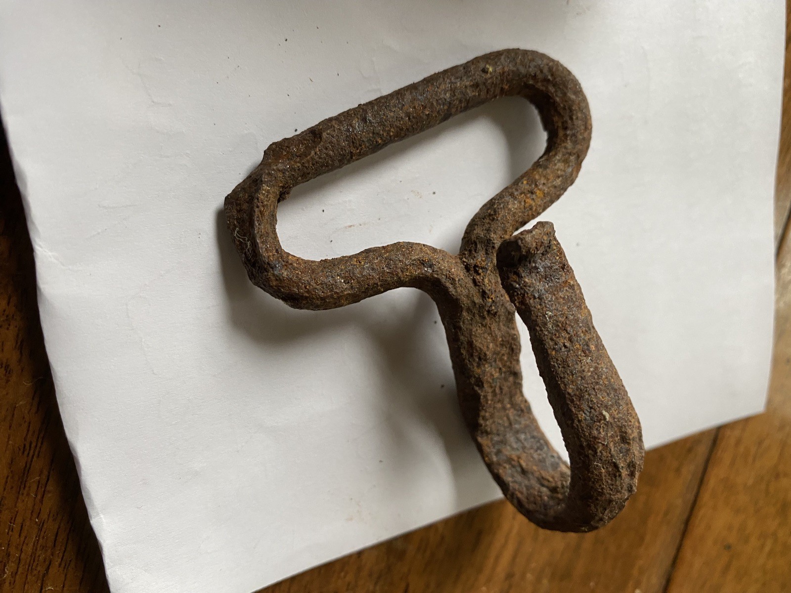 Vintage Iron Hook with Hanging Loop 7.5 cms in Length