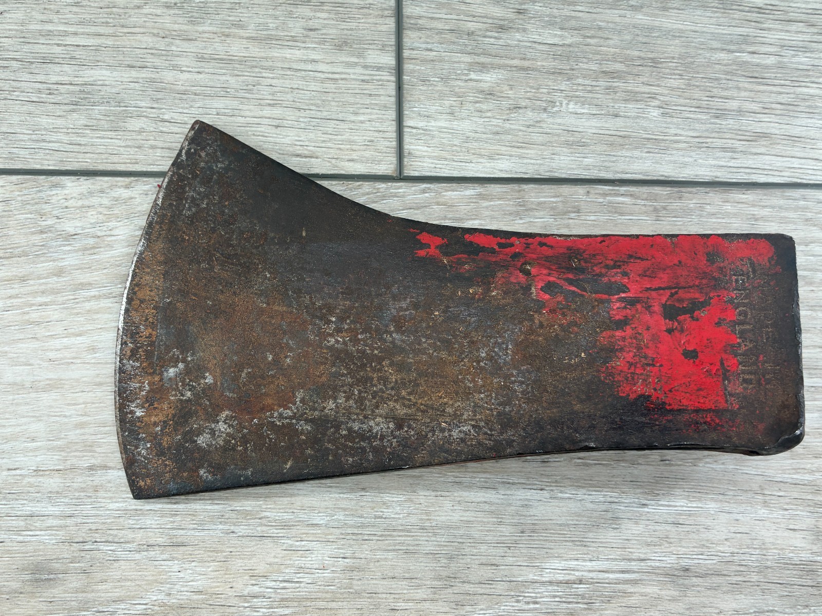 Vintage Great Neck Single Bit Axe Yankee Style Slasher Hatchet Rare Tool England