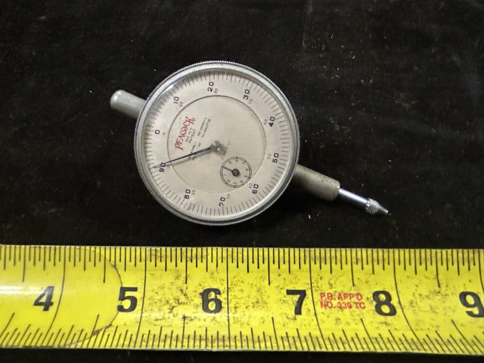 MACHINIST ShK TOOL LATHE MILL Machinist Peacock Dial Indicator Gage