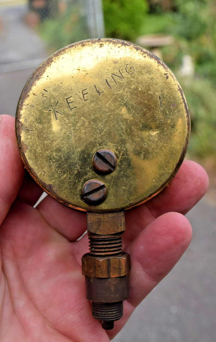 VTG Jas. P. Marsh Vintage Brass 0-300 Pressure Gauge 2-3/4″ Face BRASS