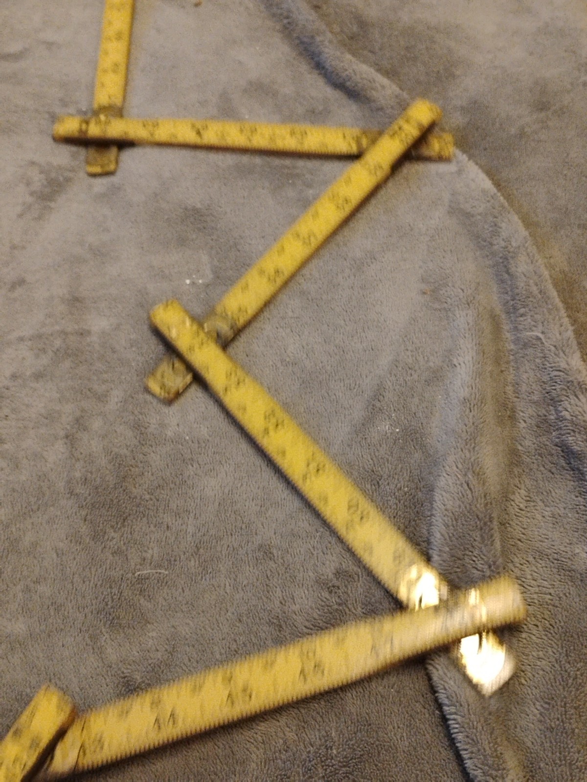 VINTAGE “PROVEN” 6FT WOODEN EXTENSION RULER NO. WE-116