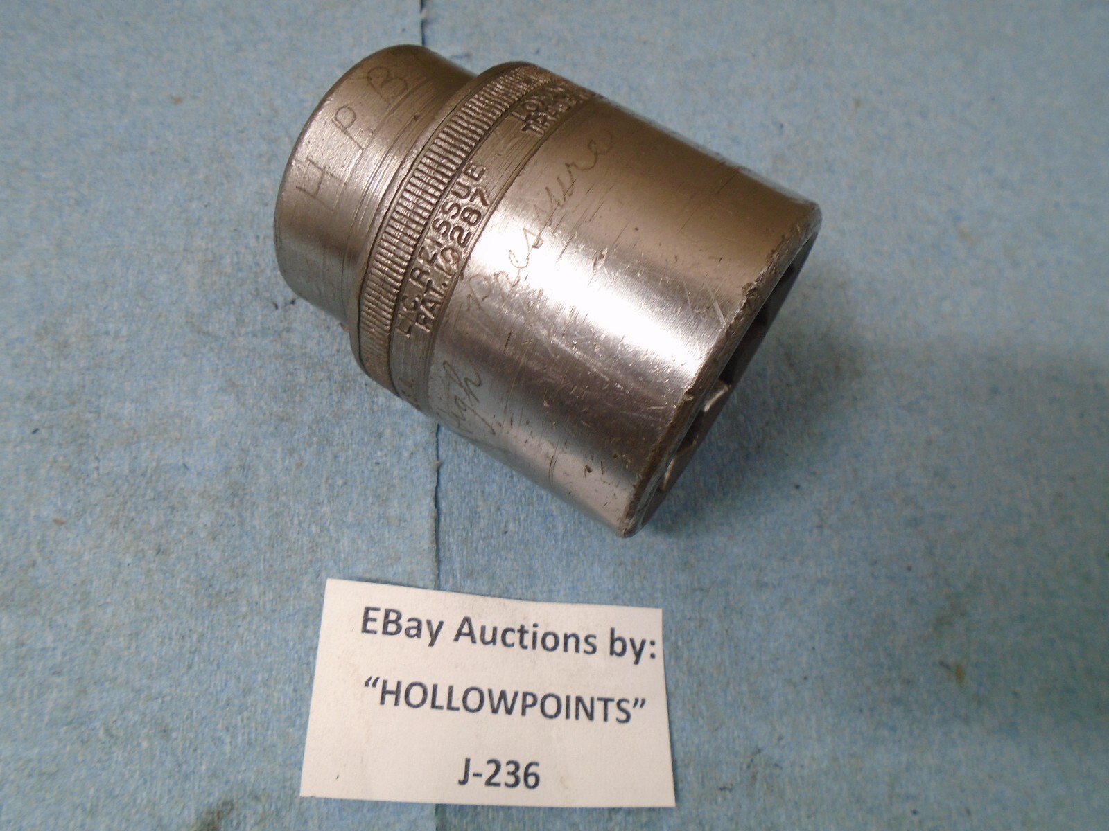Snap-On LDH502 Loxocket Socket 3/4″ Drive Size 1-9/16″ 12 Pt. 1951 Dated J236