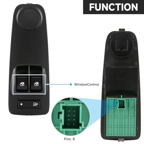 Front Driver Side Master Power Window Switch – Compatible for Ram ProMaster