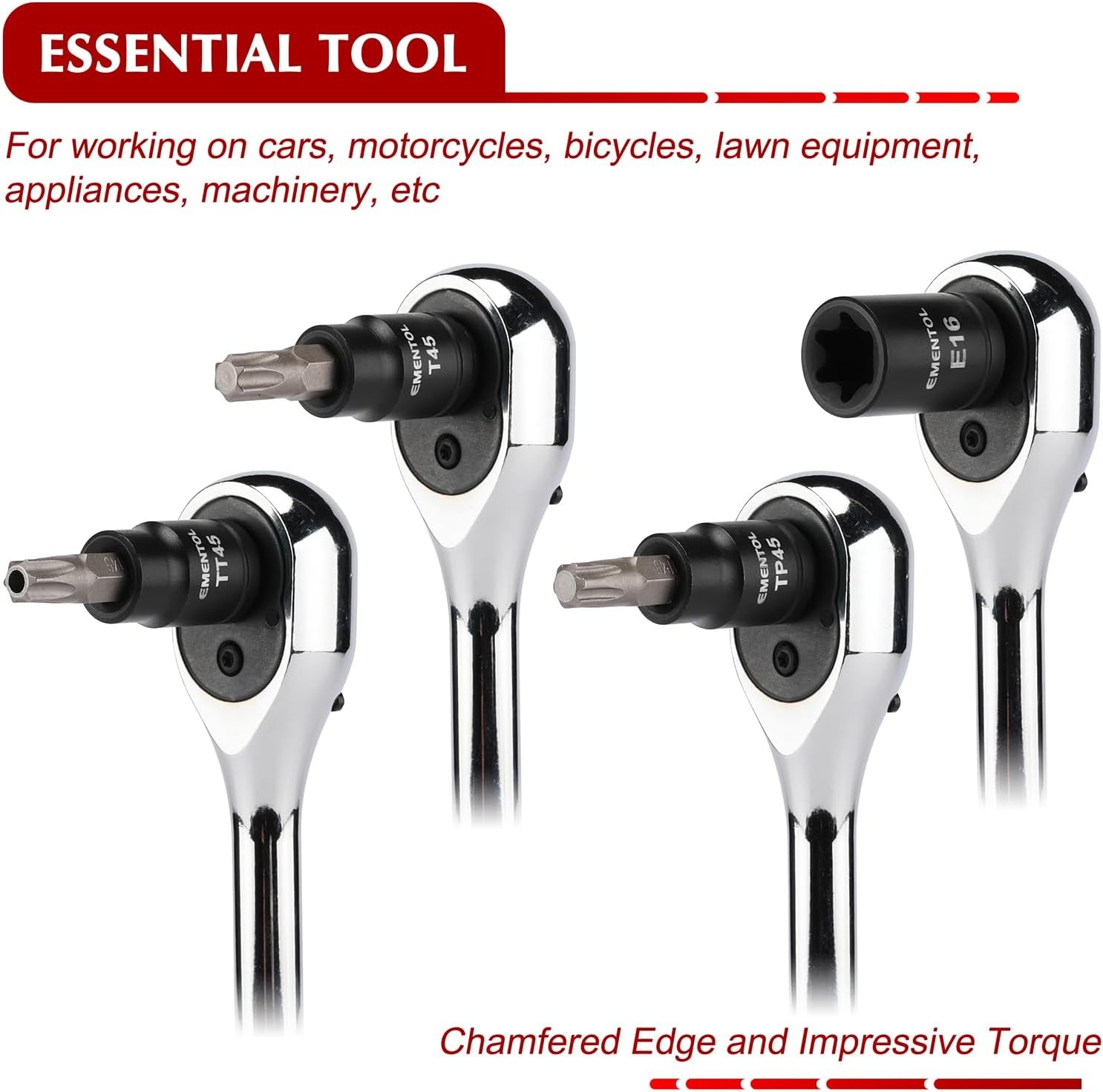 EMENTOL 67pc Master Torx & External Torx Socket Set