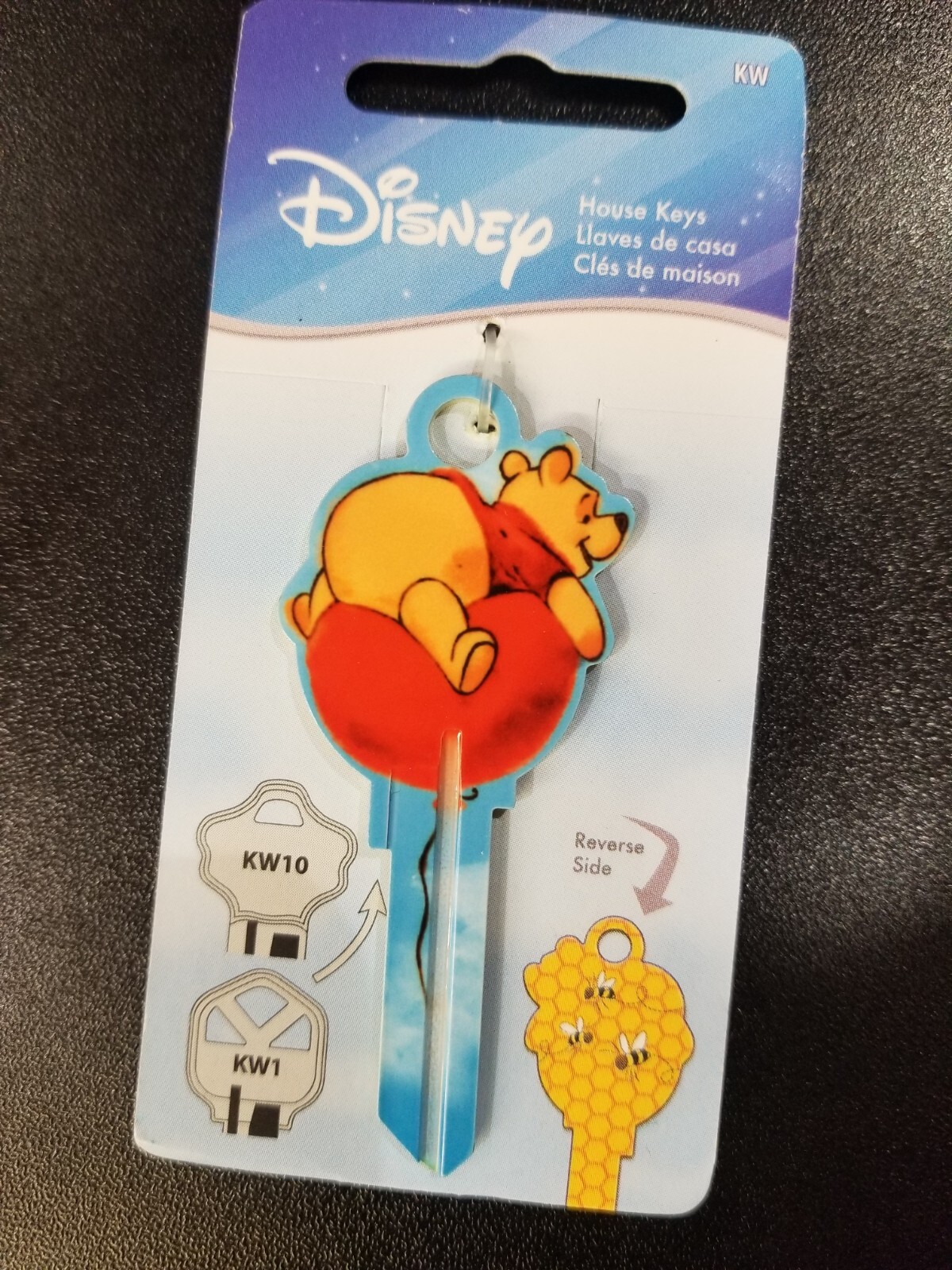 DISNEY WINNIE THE POOH WITH BALLOON KWIKSET KW1/KW10 KEYBLANK